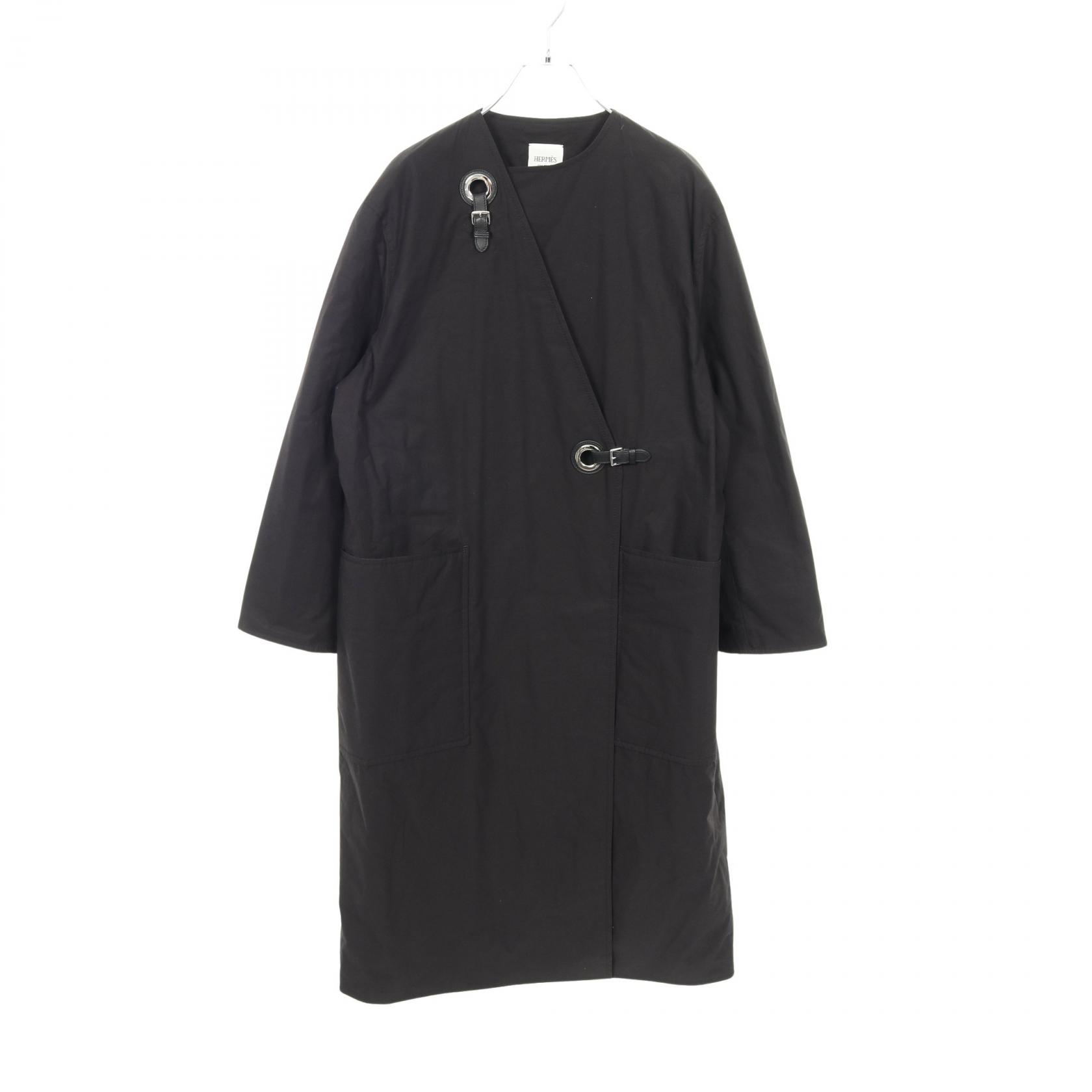 エルメス HERMES 衣料品 アウター コットン ブラック系 2E0106DJ 【中古】