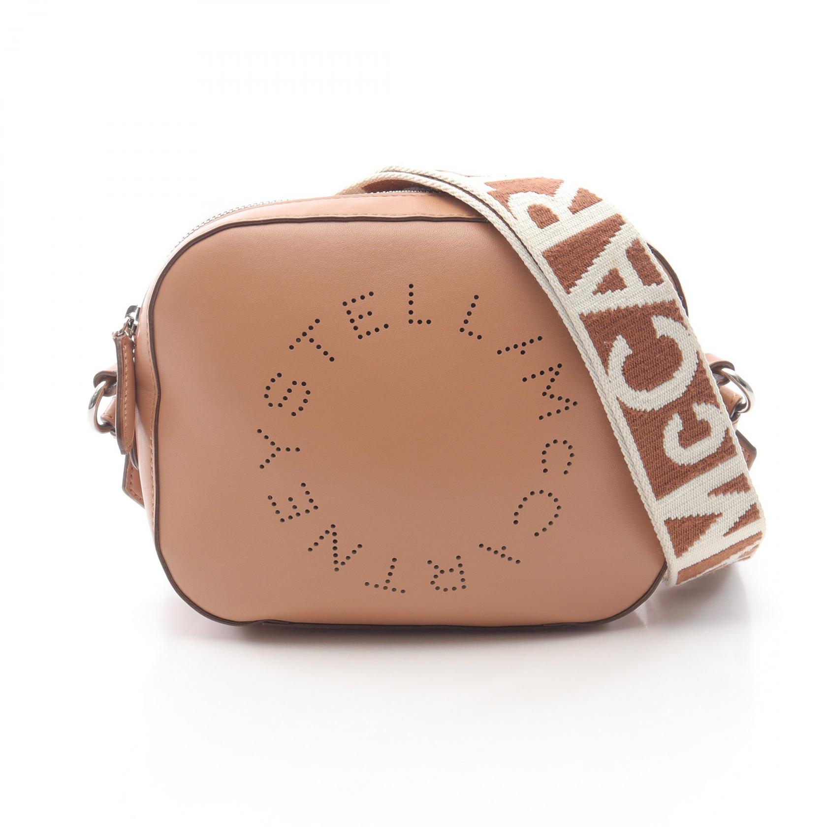 新品 ステラ マッカートニー スタッズロゴ ボア カメラバッグ スモール S STELLA MCCARTNEY (ステラマッカートニー) SML ロゴ クロスボディ