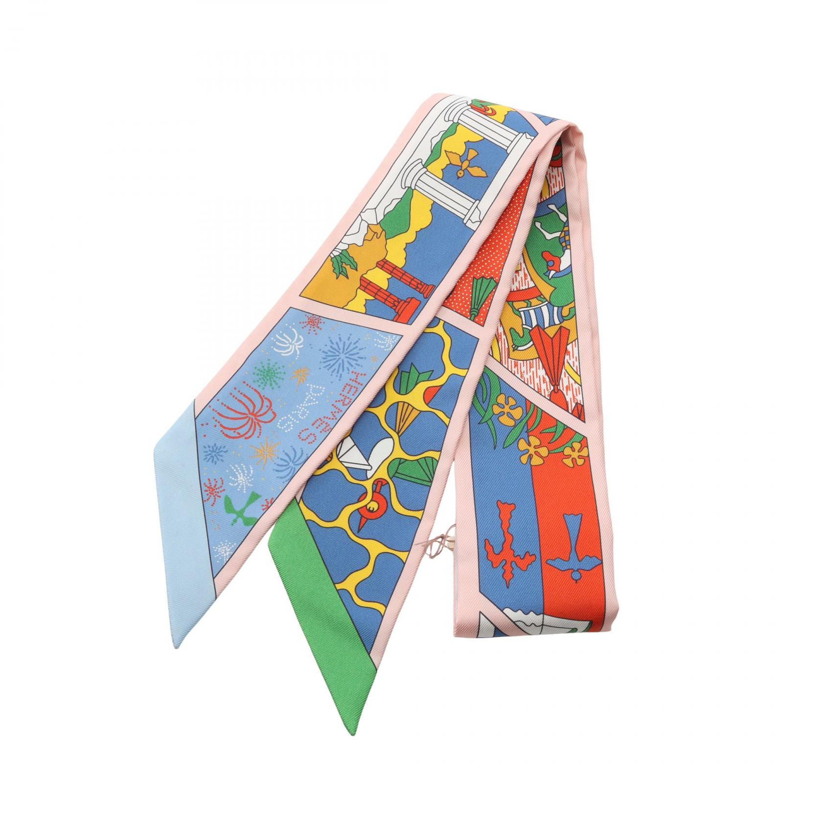 楽天市場】HERMES【エルメス】ツイリー 棒スカーフ シルク100