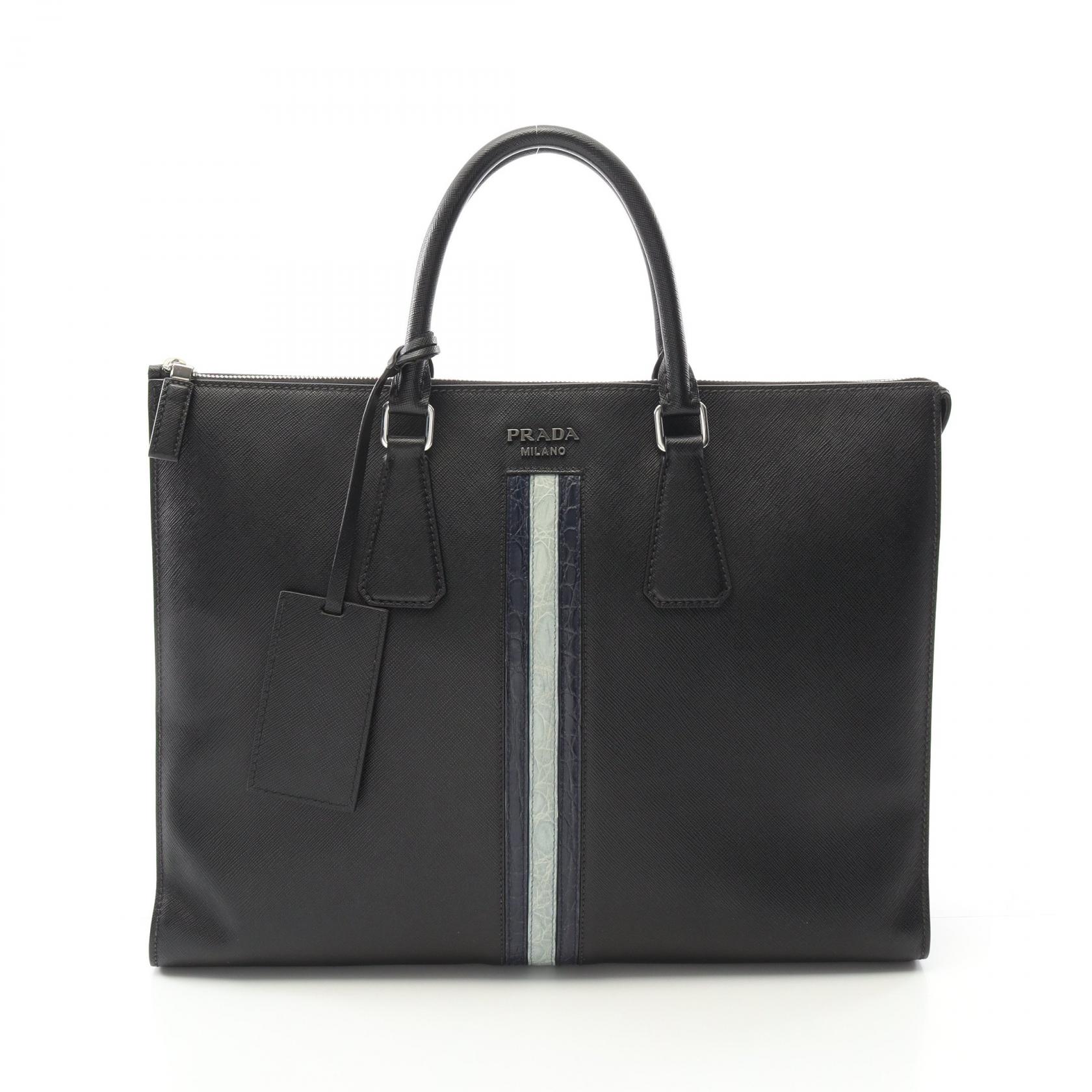 PRADA プラダ ブリーフケース ビジネスバッグ レザー ナイロン 黒 A4 楽天市場】【バッグ】PRADA プラダ ビジネスバッグ ブリーフ