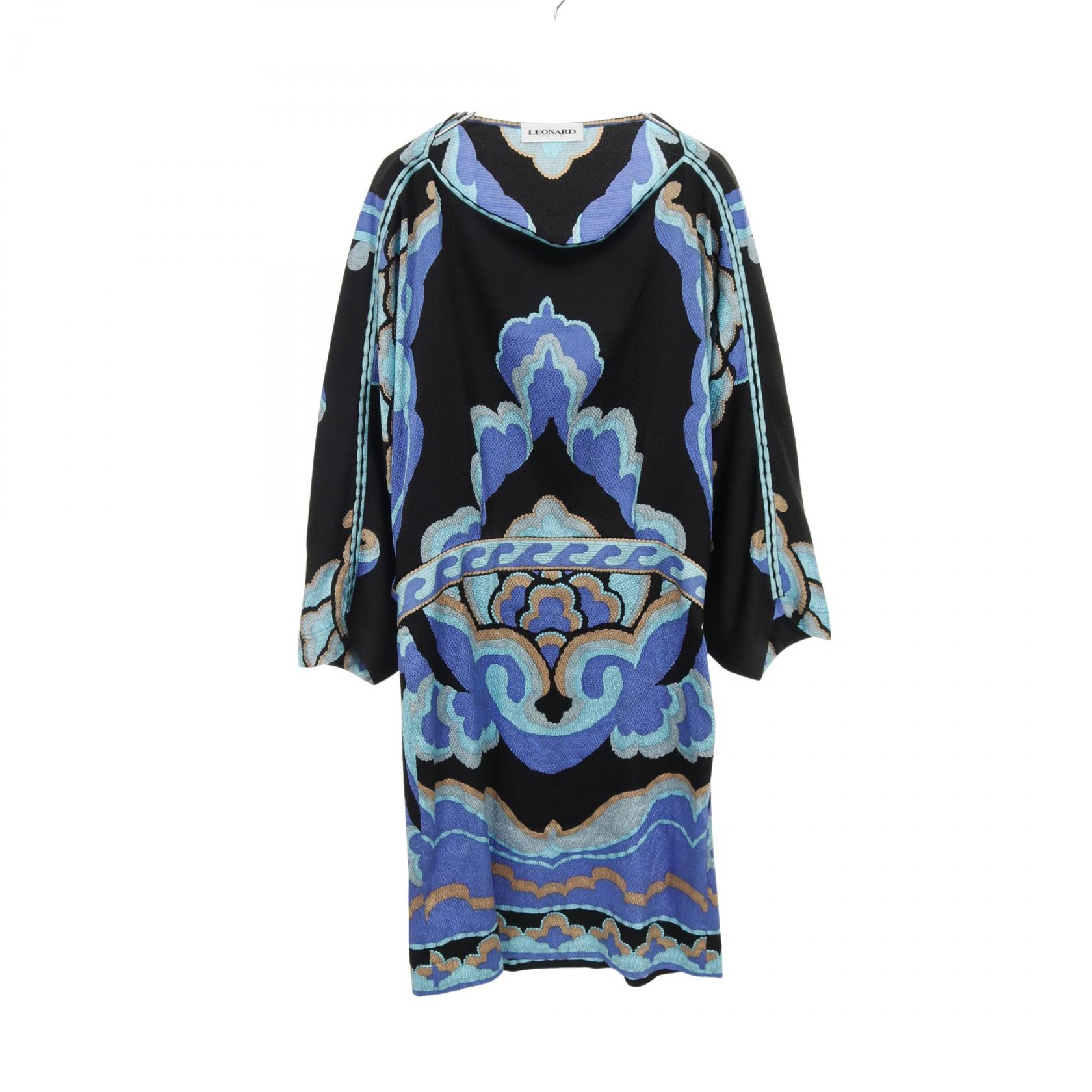 楽天市場】【レオナール】LEONARD カンカン素材 植物柄 幾何学模様