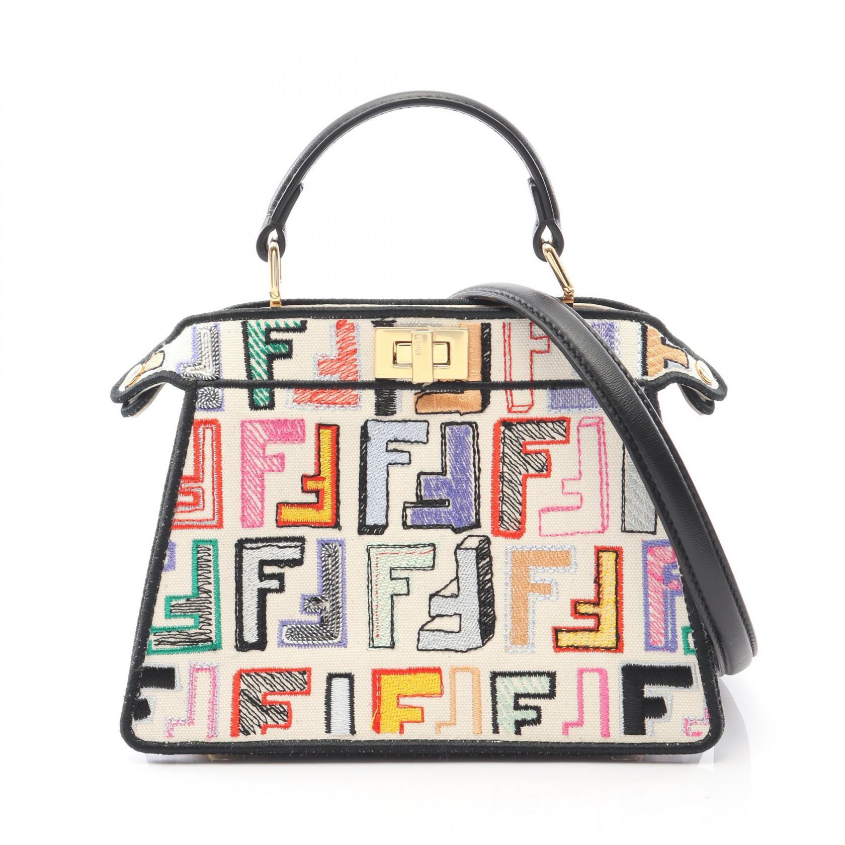 ピーカブー アイシーユー　FENDI ピーカブー　トートバッグ　7VA528 楽天市場】フェンディ FENDI 7VA528 ピーカブーアイシーユー