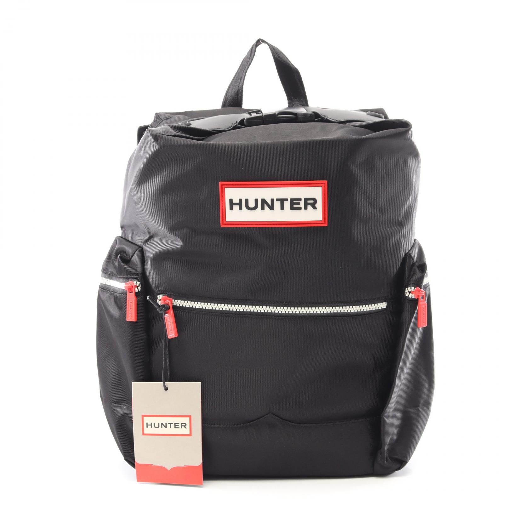 ハンター HUNTER ナイロン ラージ トップクリップ リュックサック バックパック バッグ ナイロン ブラック系 UBB6017ACD 【新品】