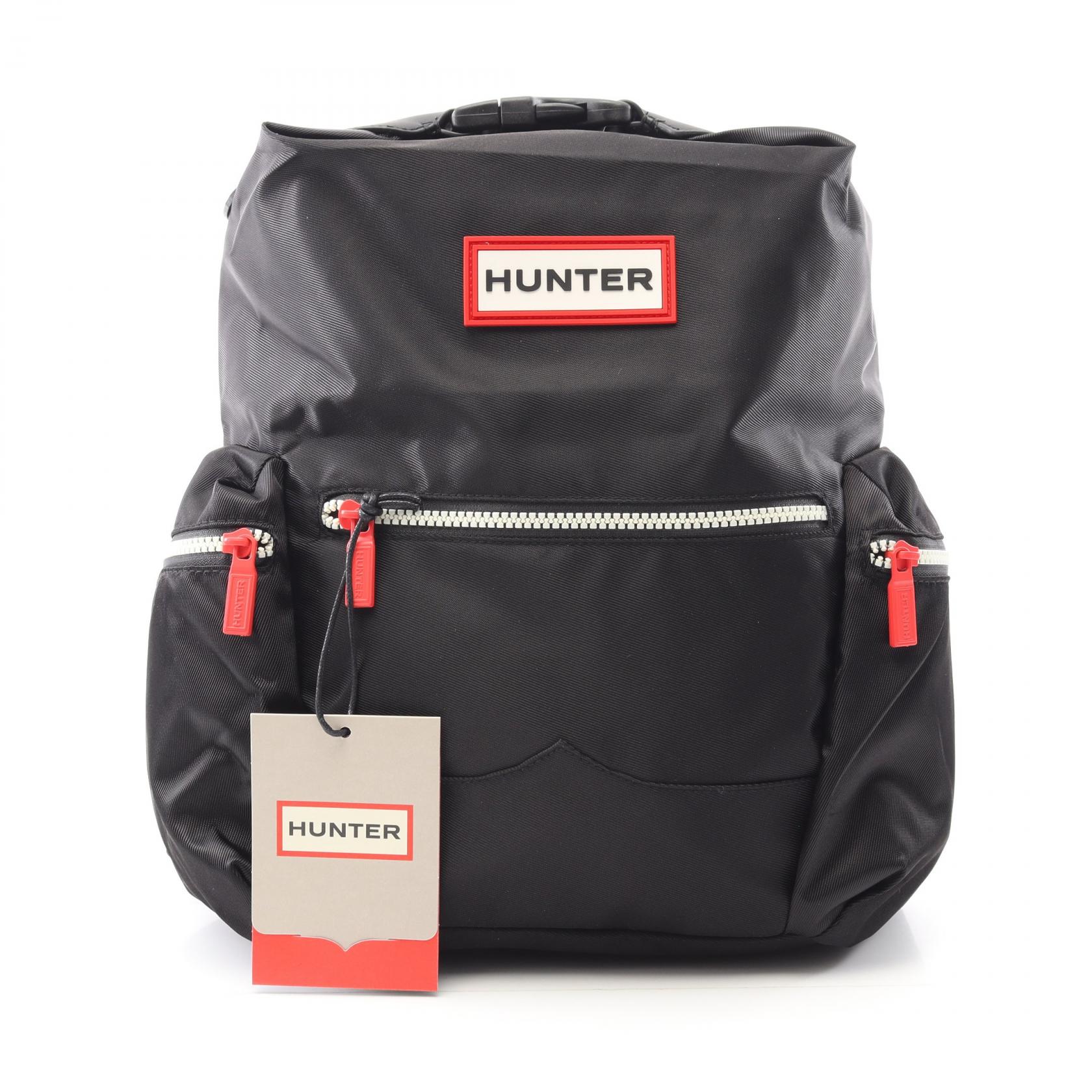 ハンター HUNTER ナイロン ミニ トップ クリップ リュックサック バックパック バッグ ナイロン ブラック系 UBB6018ACD 【新品】