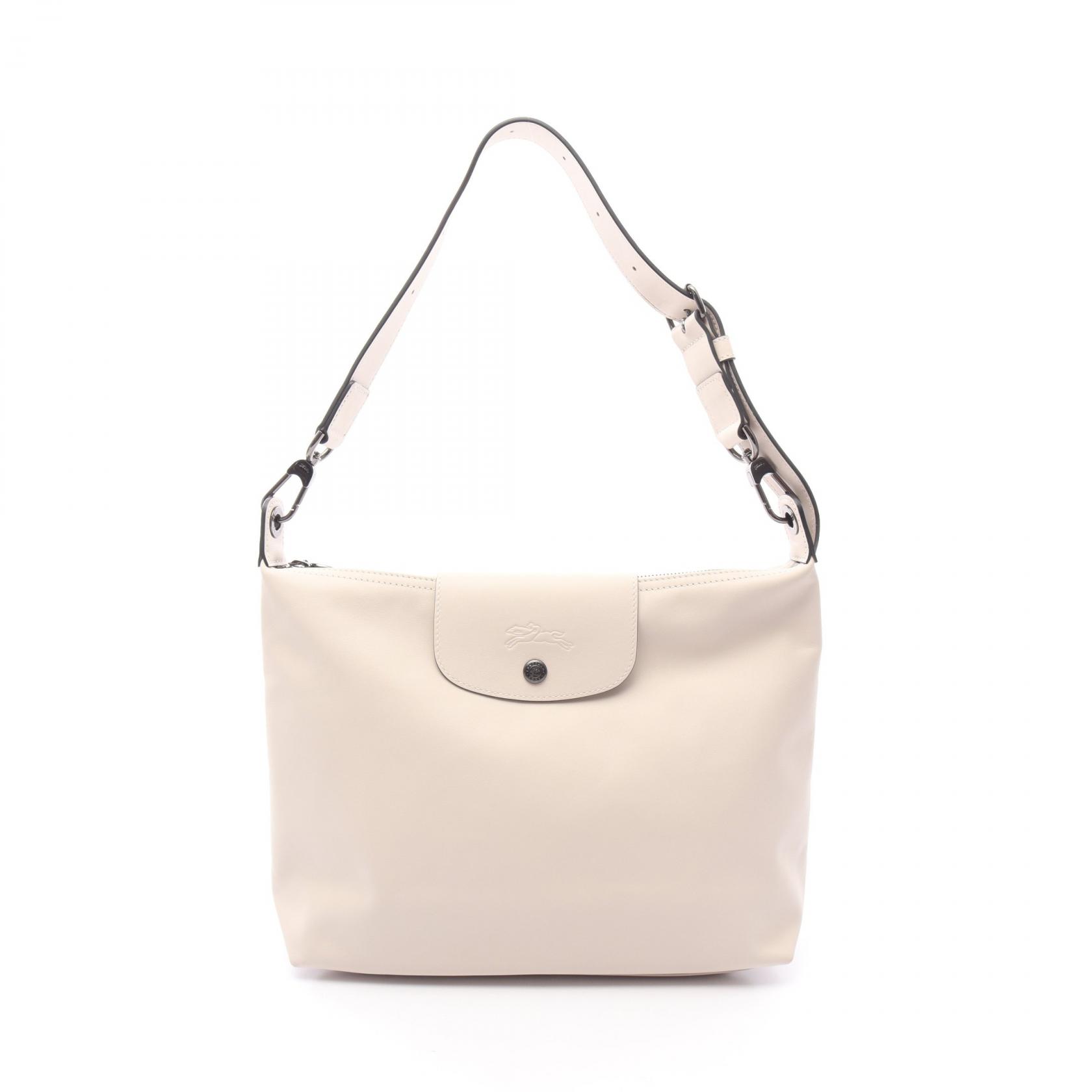 ロンシャン Longchamp ル プリアージュ エクストラ M ホーボーバッグ ショルダーバッグ バッグ レザー ベージュ系 10189987555 【新品】