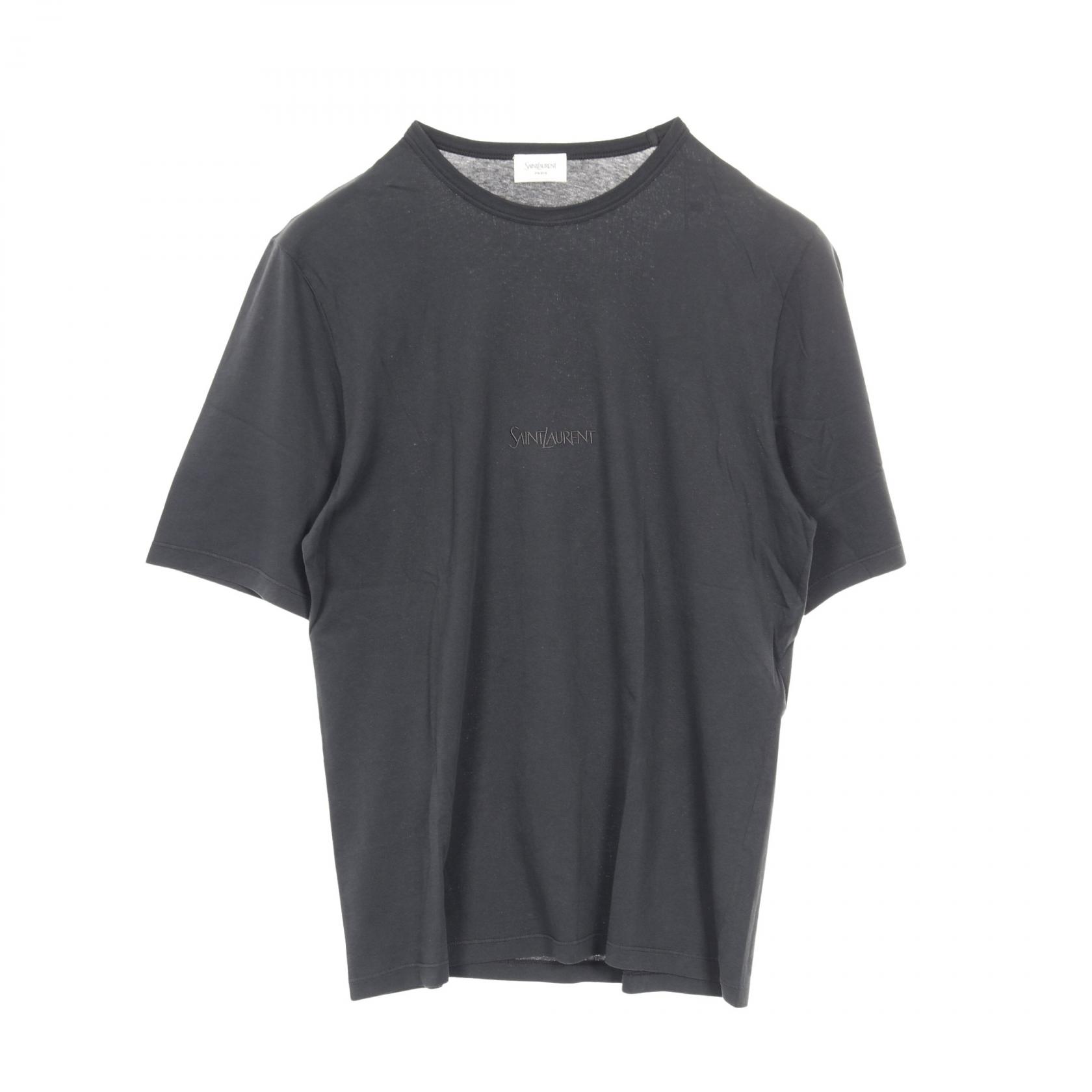 サンローランパリ SAINT LAURENT PARIS カットソー 衣料品 トップス コットン グレー系 818535YBHD21025M 【中古】