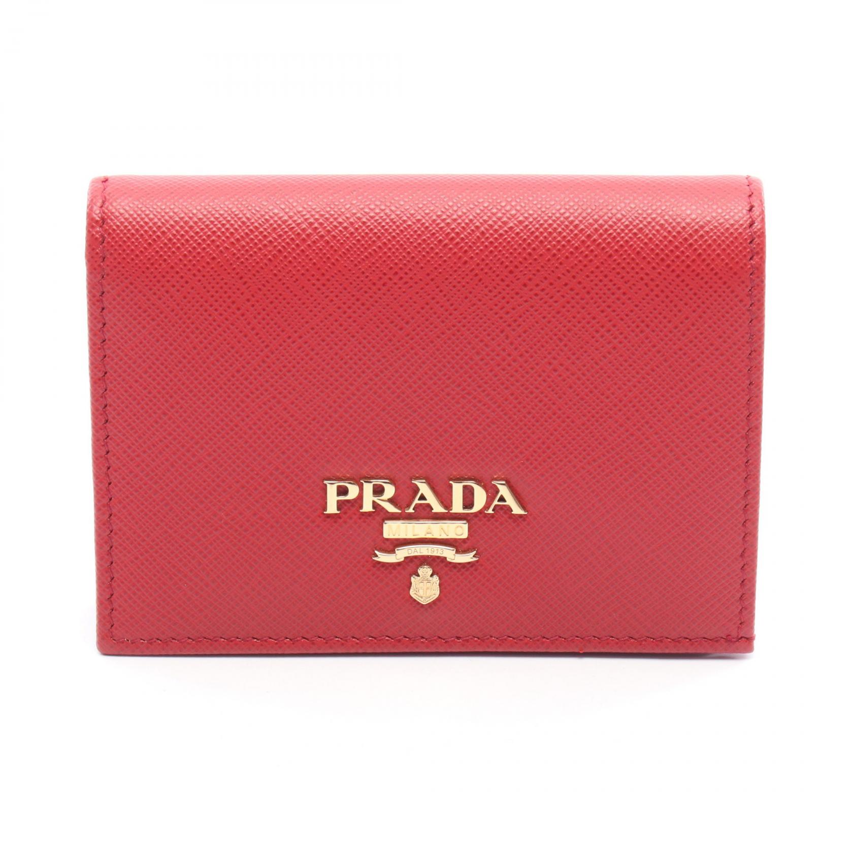 美品　プラダ　マドラス 楽天市場】【財布】PRADA プラダ 編み込み MADRAS マドラス 二