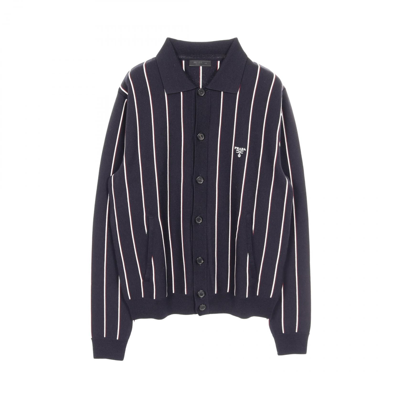 楽天市場】【プラダ】Prada 22年 ロゴ クロップド コットン ニット 楽天市場】【プラダ】Prada 22年 ロゴ クロップド コットン ニット