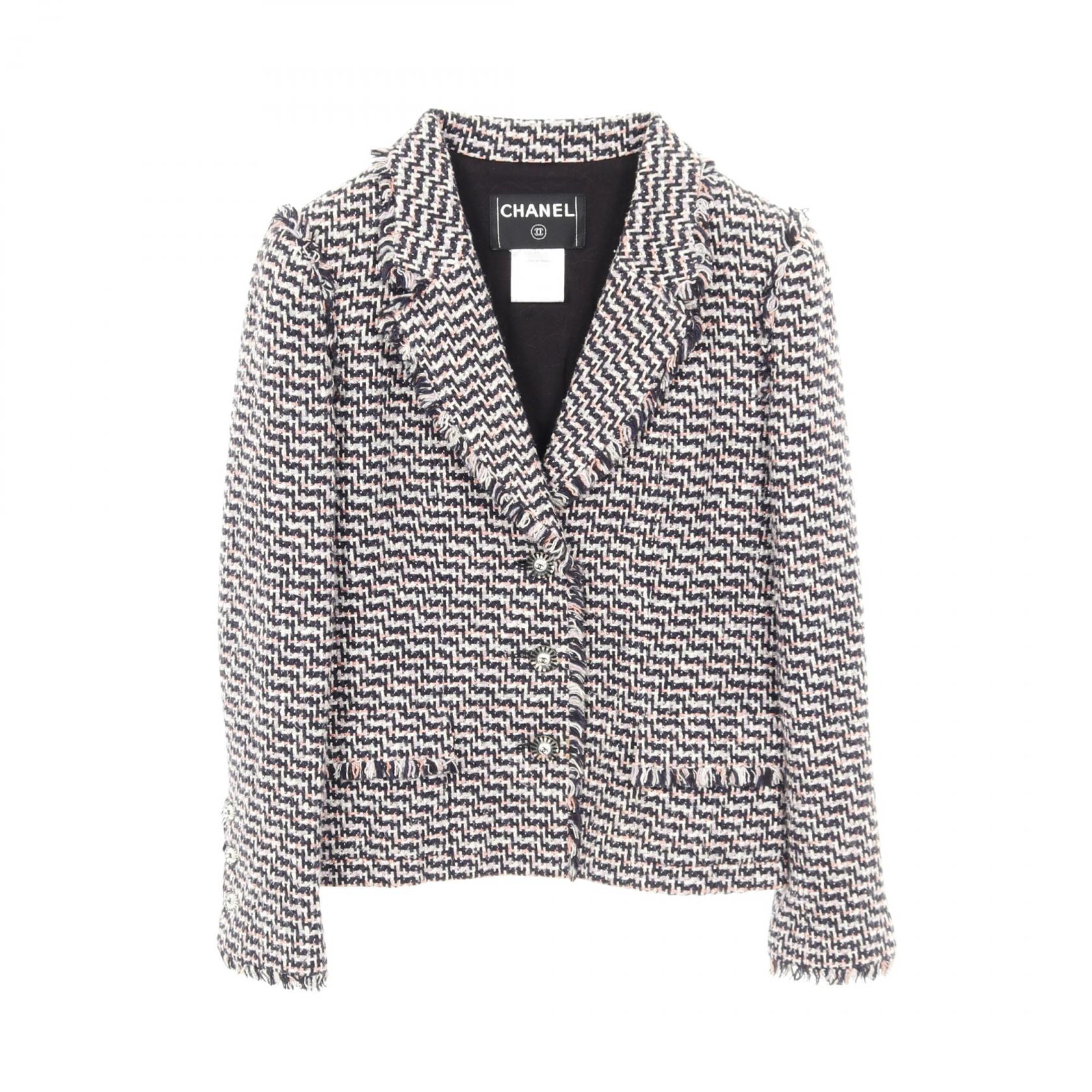 楽天市場】CHANEL(シャネル) ココマークボタン ツイードジャケット