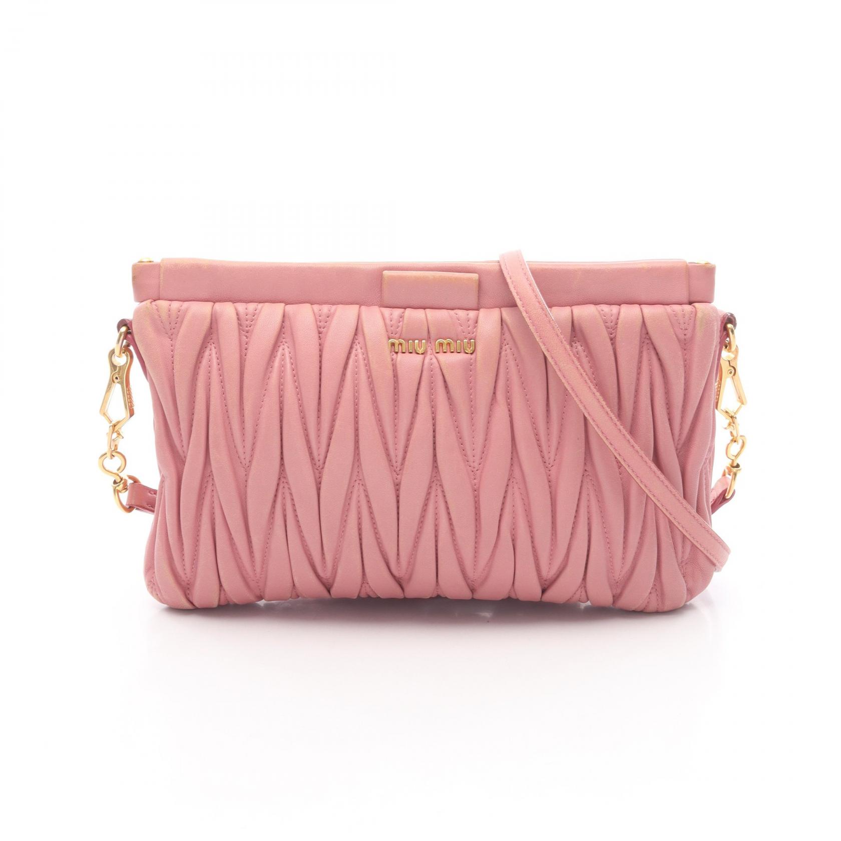 楽天市場】【美品】ミュウミュウ 【MIUMIU】マテラッセ コンフィ