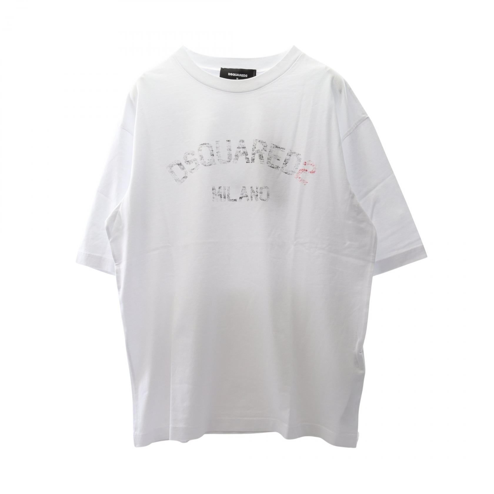 ディースクエアード DSQUARED2 カットソー 衣料品 トップス コットン ホワイト系 S74GD1399D20020100XL 【中古】