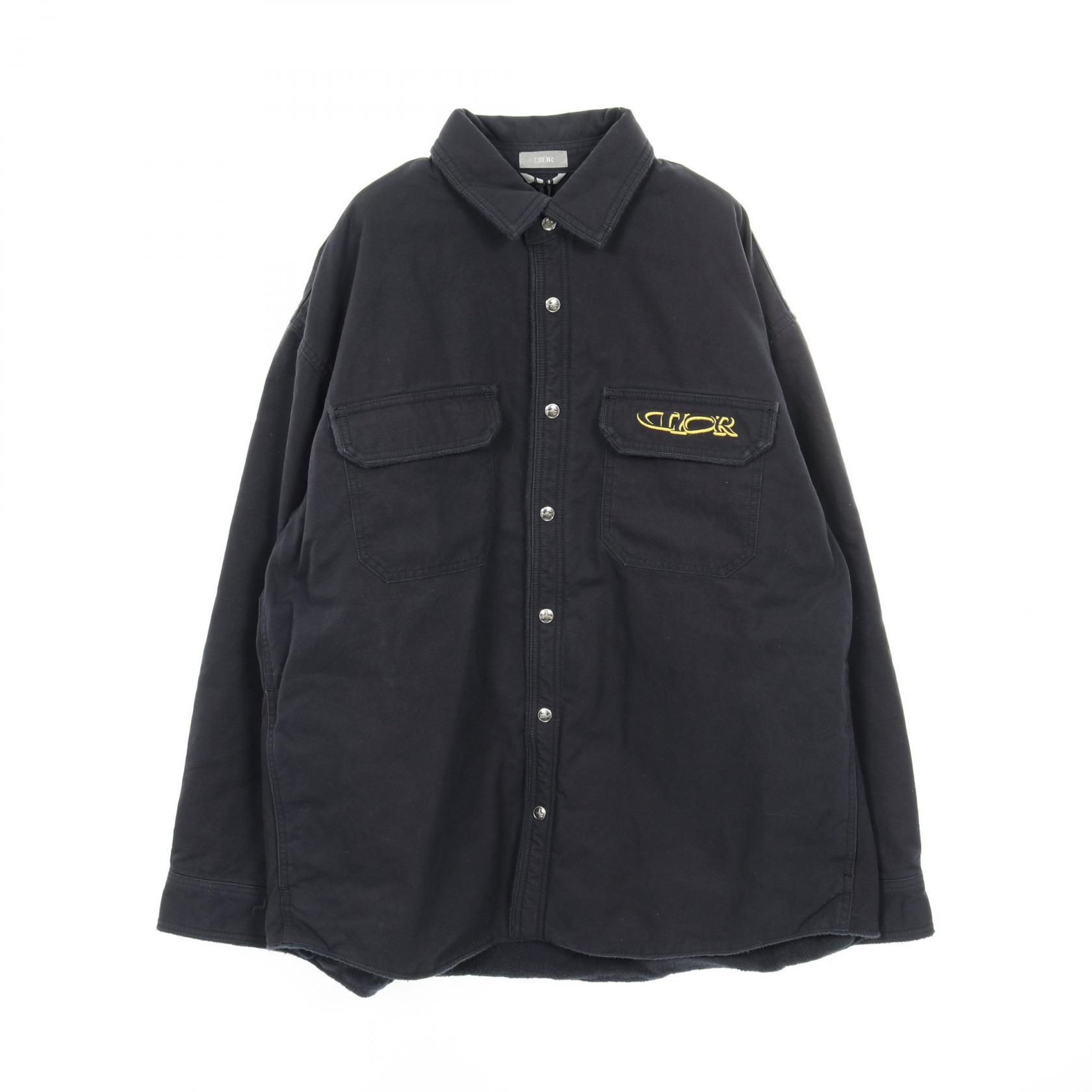 ディオール Dior オーバー 衣料品 トップス コットン ネイビー系 513D583AY55898240 【中古】