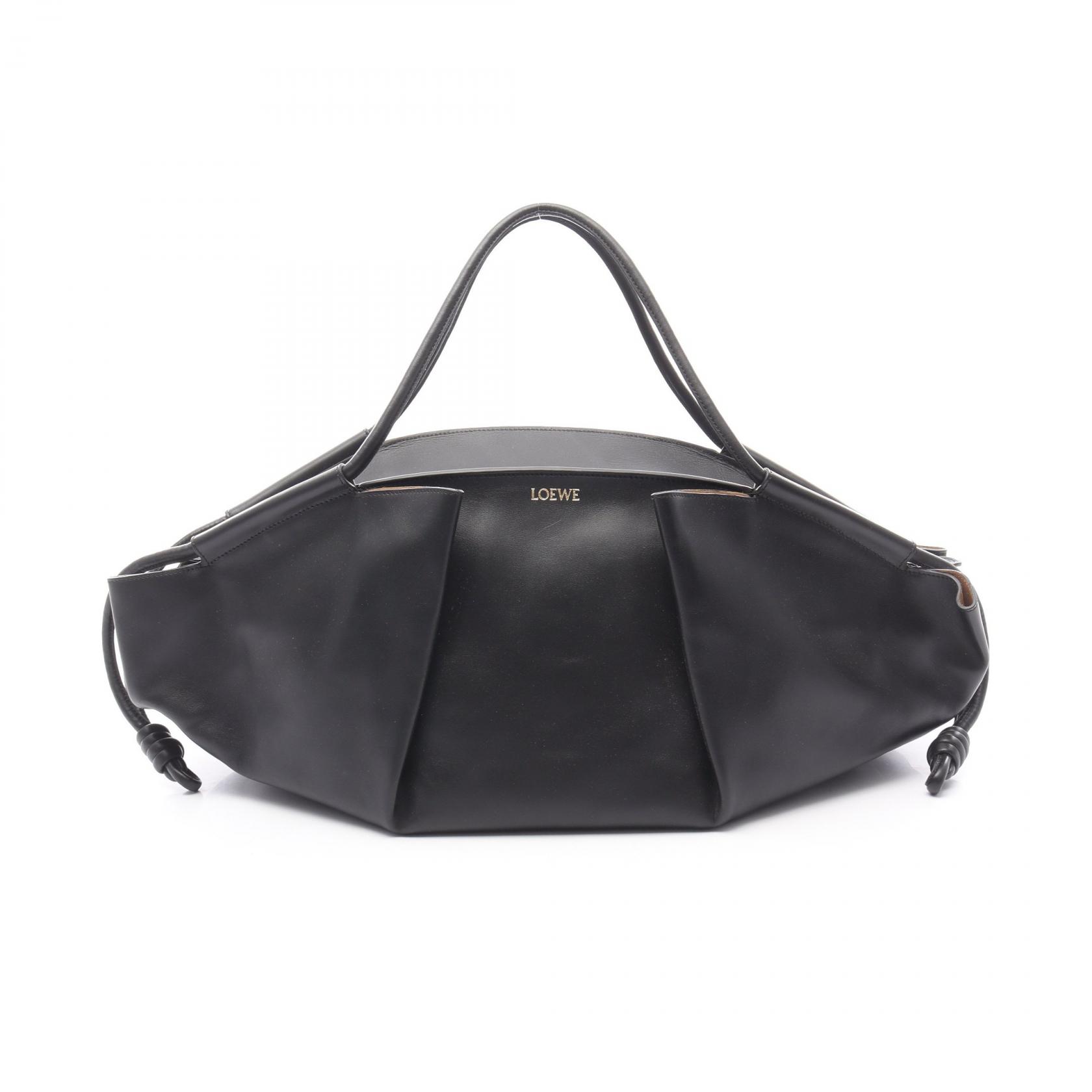ロエベ LOEWE PASEO パセオ ハンドバッグ バッグ レザー ブラック系 A709G41X011100 【新品】