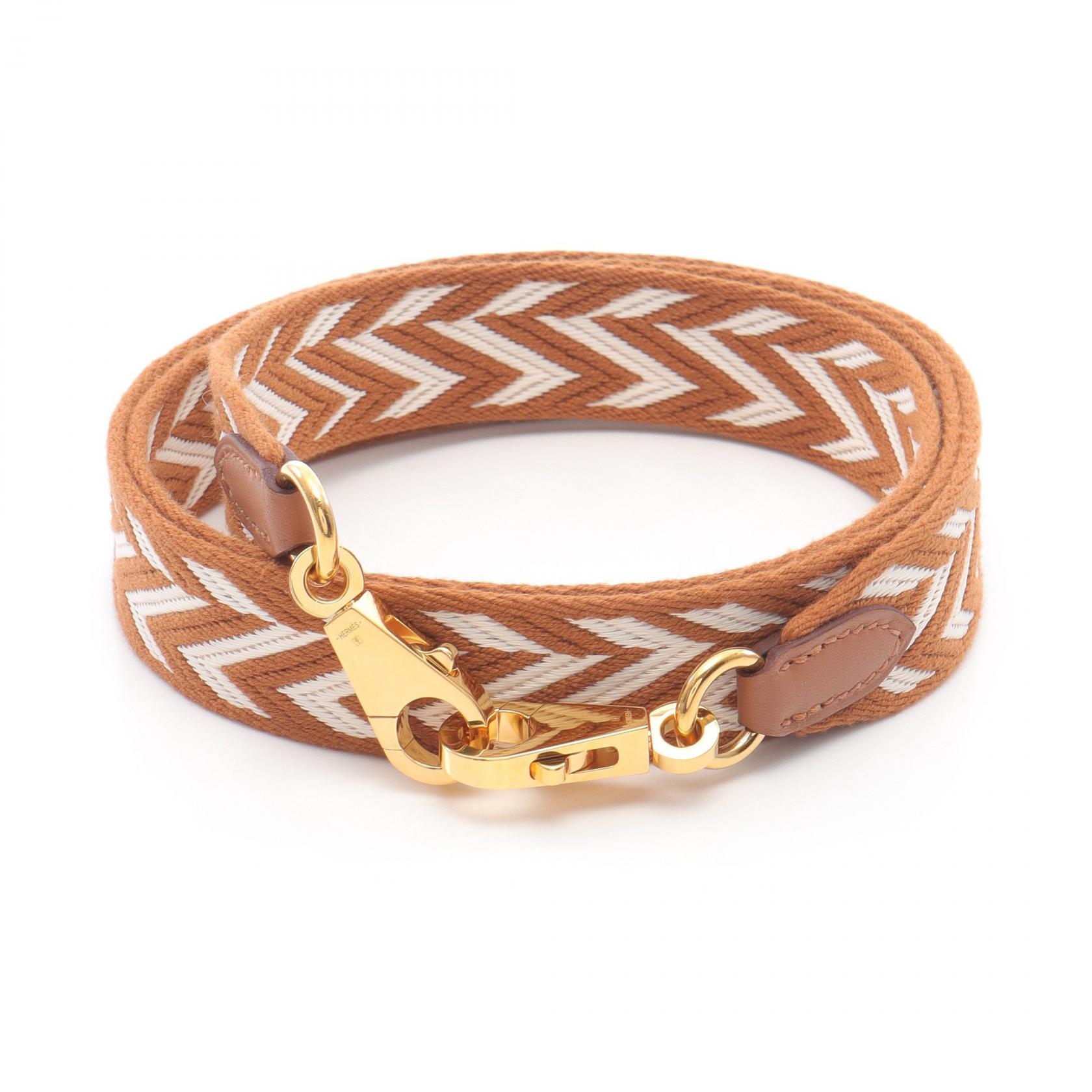 エルメス 新品未使用 バンドリエール 105cmバッグストラップ (エトープ