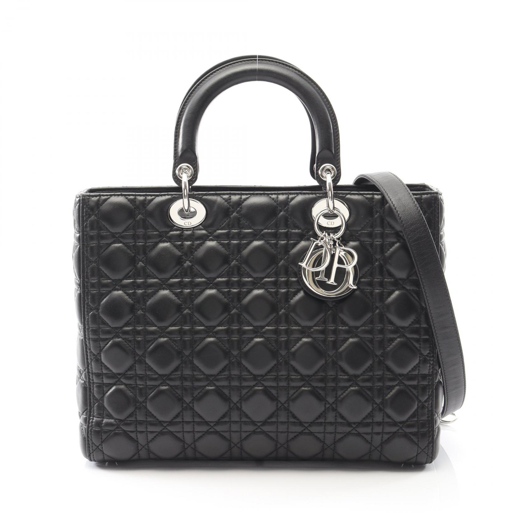 美品ディオール Lady Dior バッグ ラージ カナージュ ラムスキン 楽天市場】クリスチャンディオール Christian Dior レディ