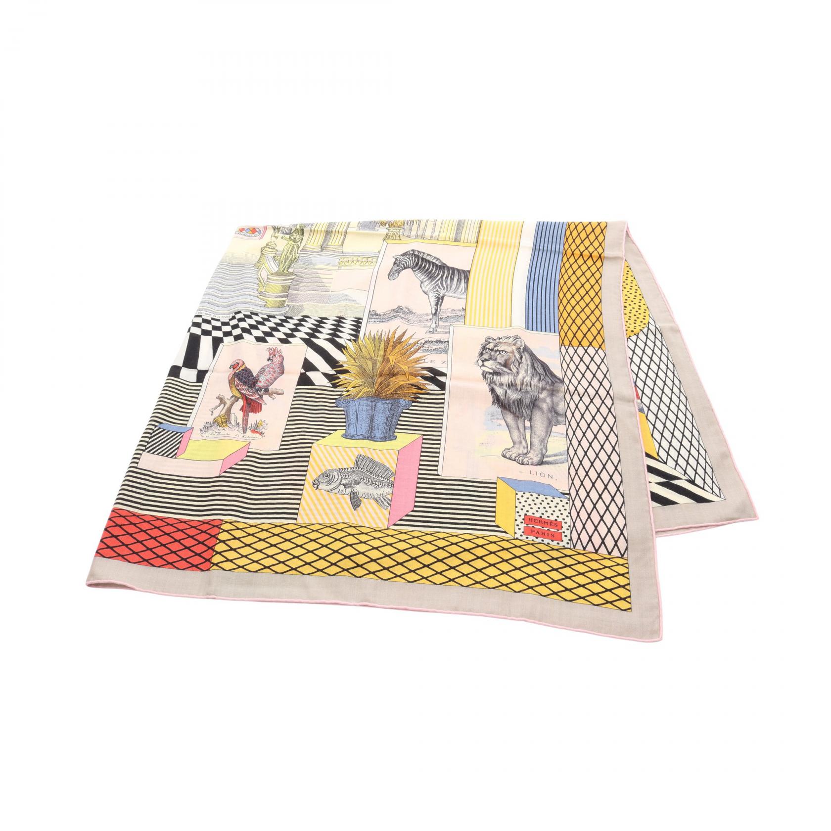 楽天市場】【エルメス】Hermes カレ140 カシミヤ×シルク スカーフ Le