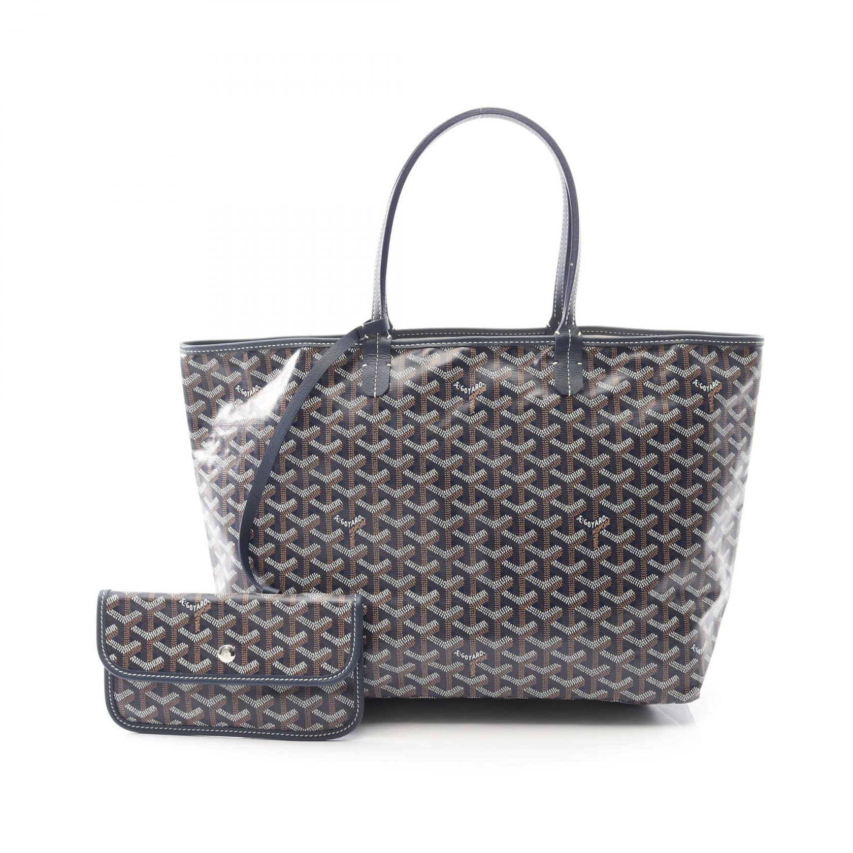 【美品】GOYARD サンルイPM グレー トートバッグ ゴヤール メンズ GOYARD ゴヤール サンルイ PM トート バッグ グレー系【中古