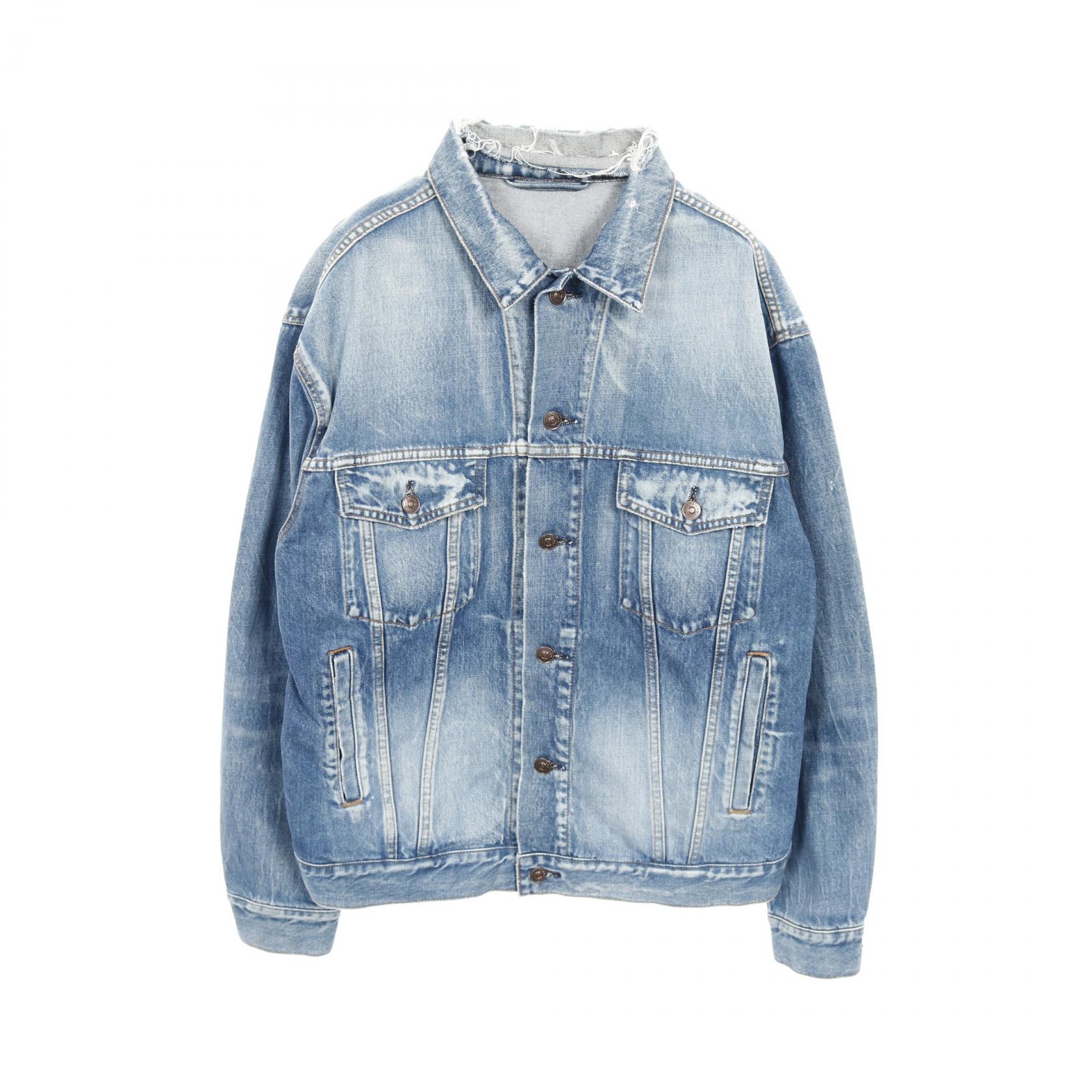 BALENCIAGA ウォッシュドジャケット 42 バレンシアガ　テーラード BALENCIAGA - 古着 BALENCIAGA バレンシアガ 90s 日本製