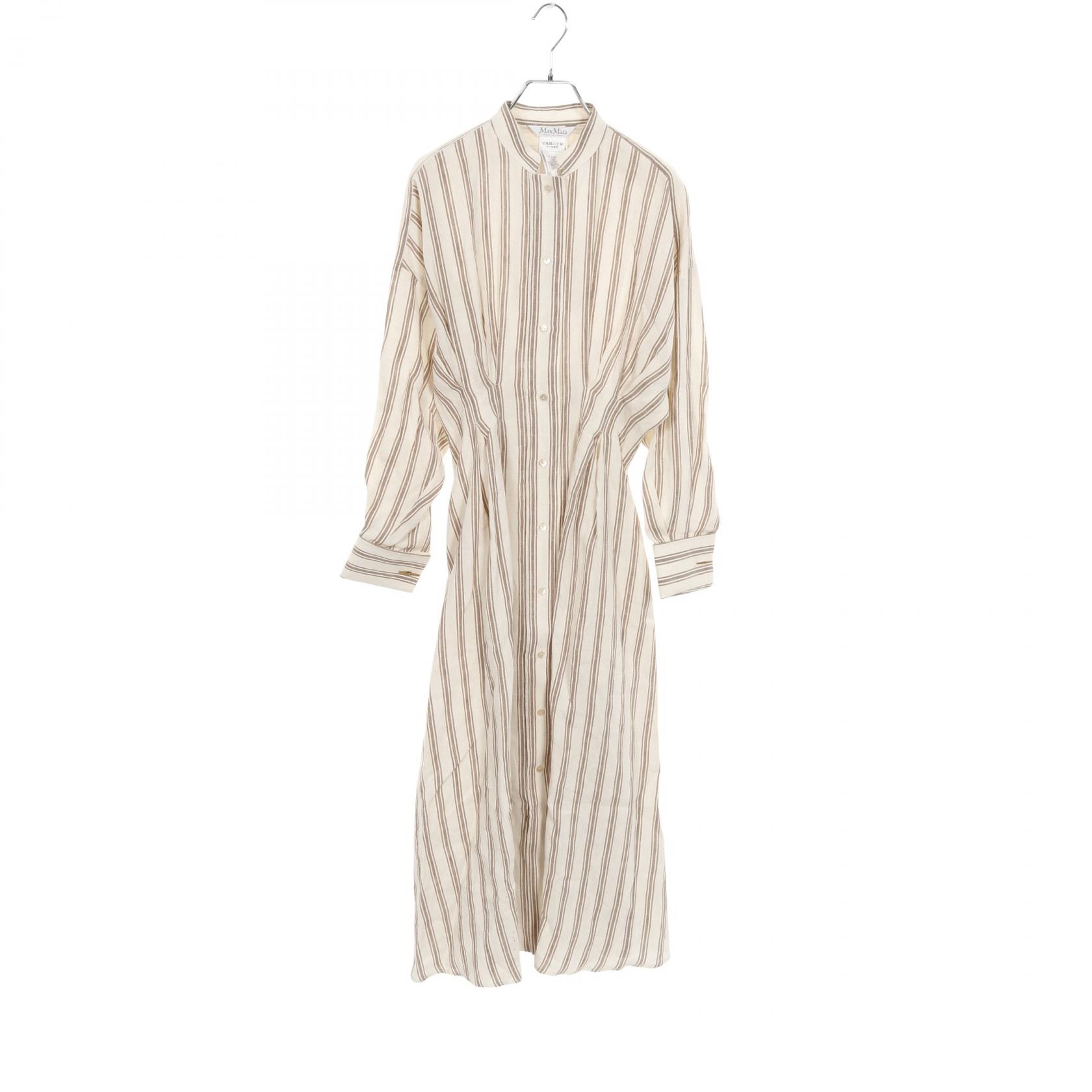 マックスマーラ MAX MARA ワンピース 衣料品 トップス ファブリック ベージュ系 / ブラウン系 【中古】
