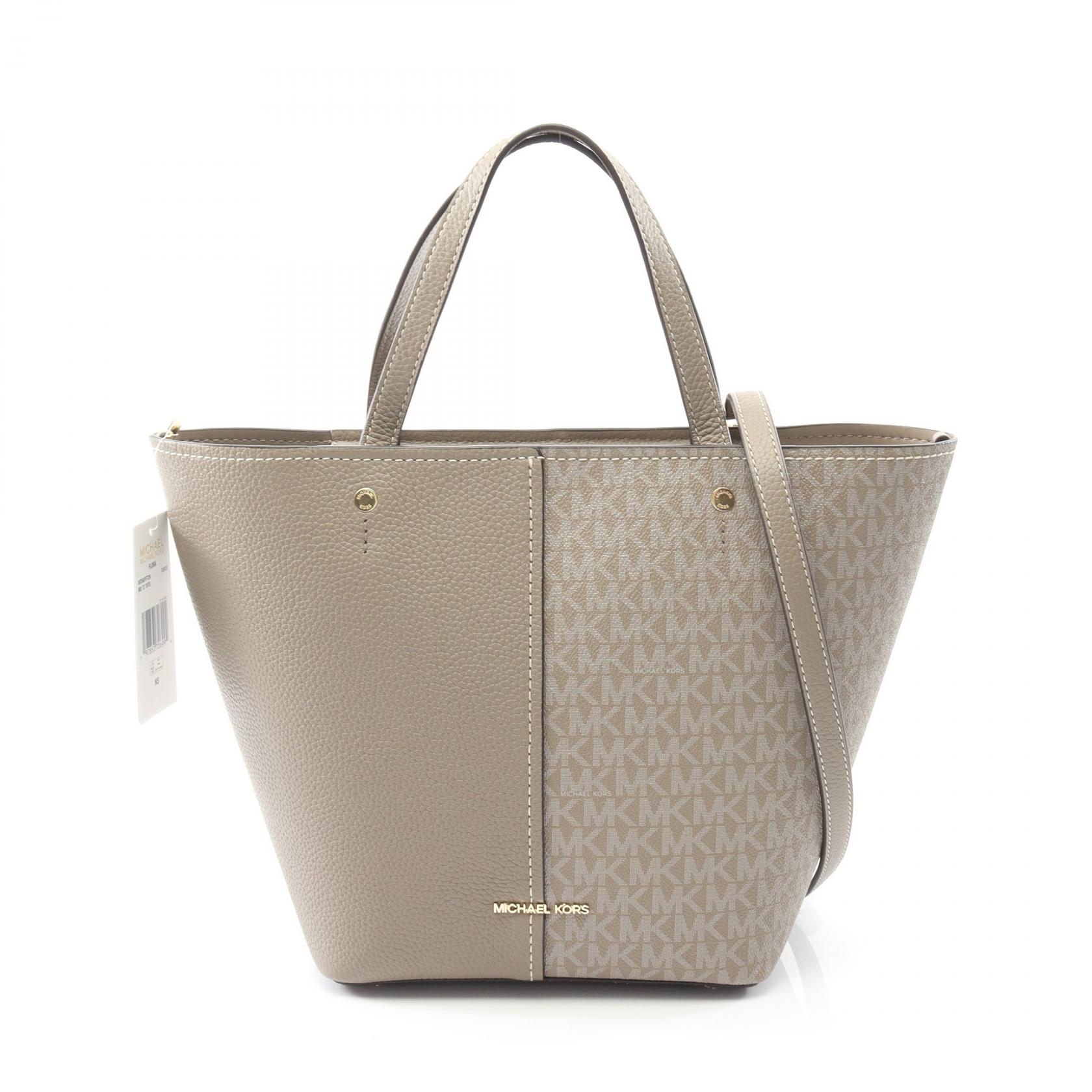 マイケルコース Michael Kors FLORA フローラ ラージ トートバッグ バッグ レザー PVCコーティングキャンバス ベージュ系 30T5GFFT2B115 【新品】 30,030円