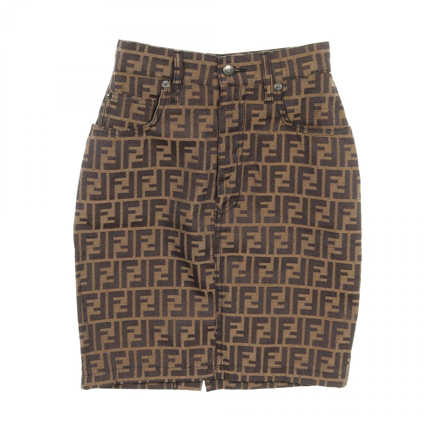 楽天市場】【最大15%OFF】フェンディ FENDI 42 ズッカ柄 スカート