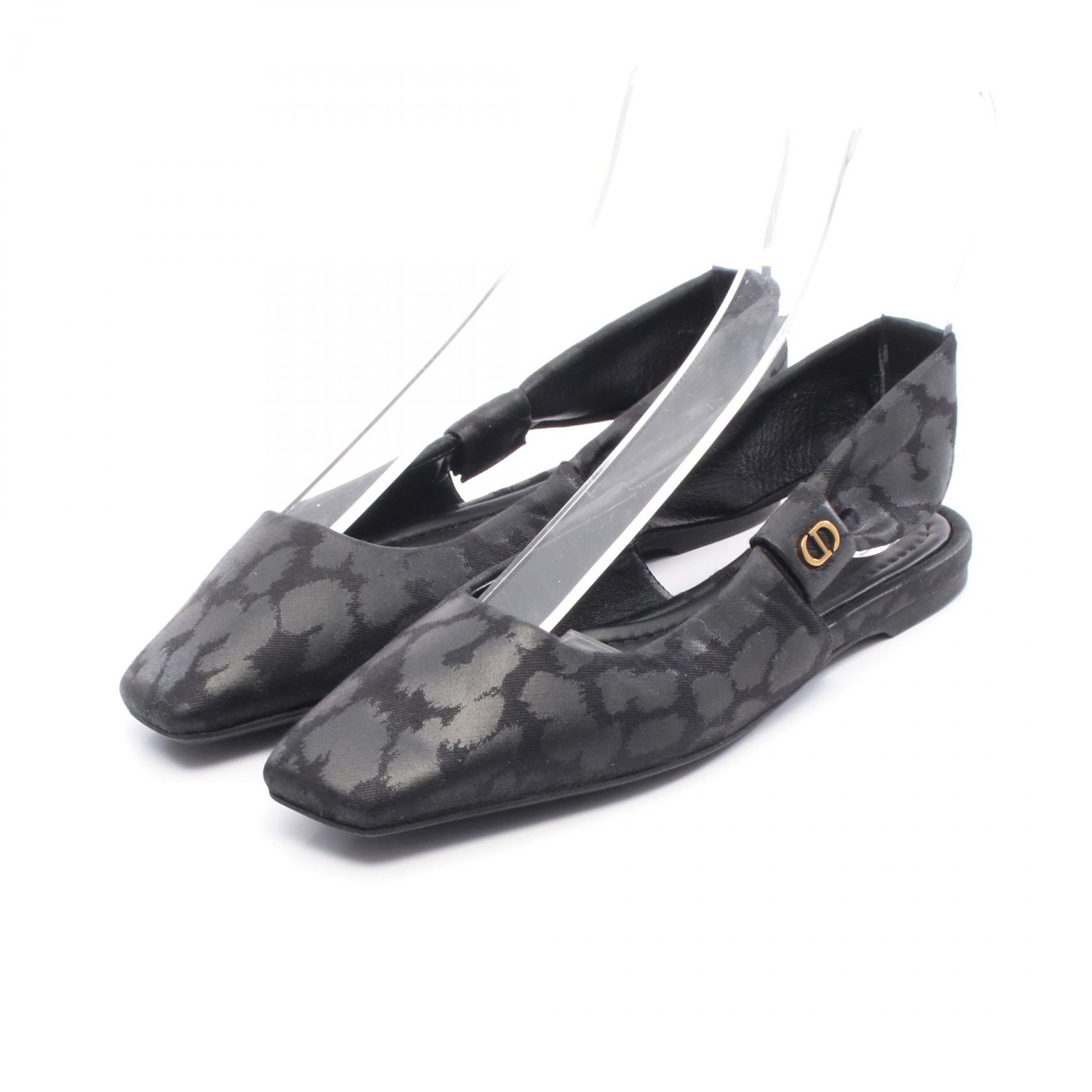 クリスチャンディオール Christian Dior MIZZA ミッツァ 靴 ファブリック ブラック系 【中古】