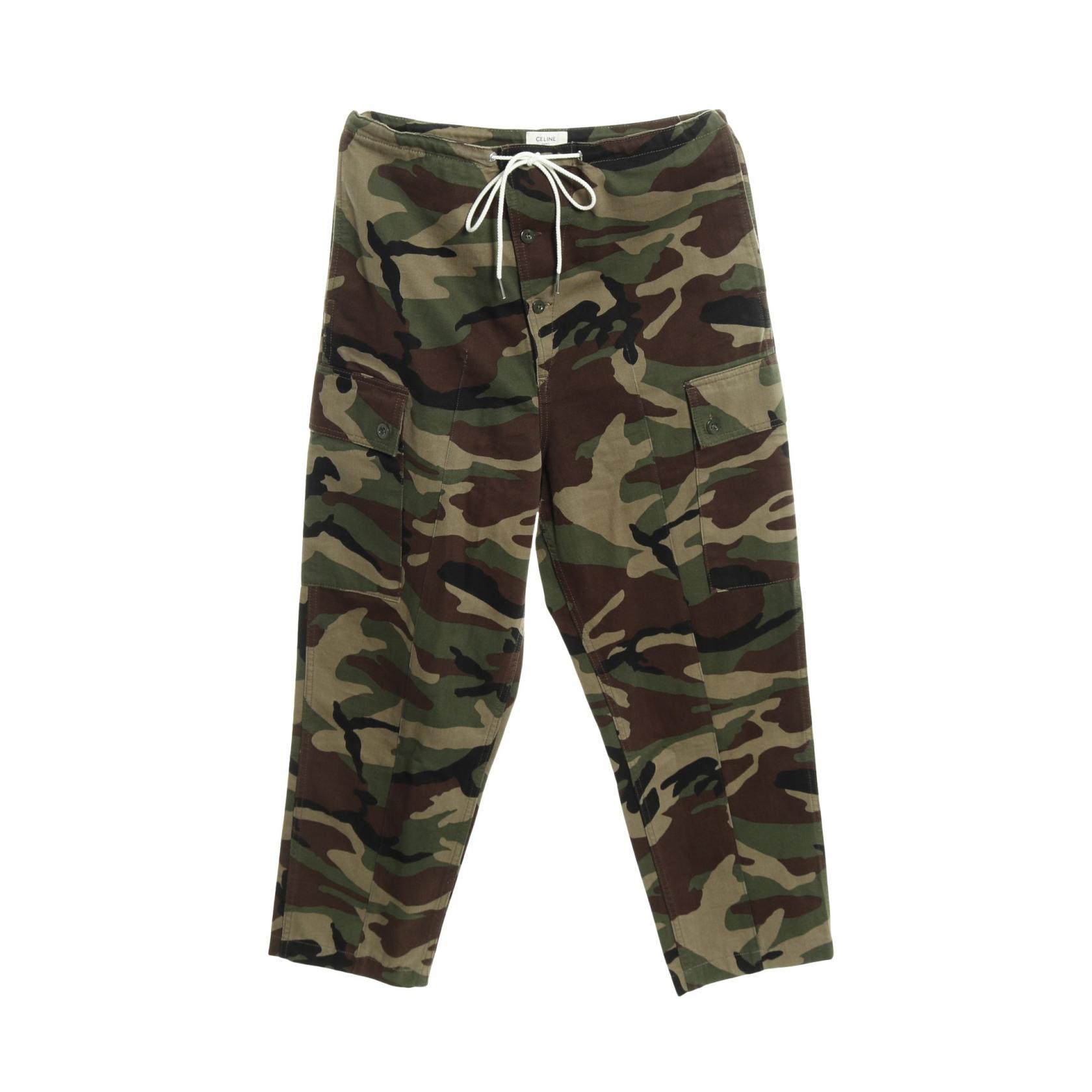 セリーヌ サイズ:44 2Z133494M カモフラ 迷彩 カーゴロングパンツ 中古 SB01 2120900054335_1.jpg