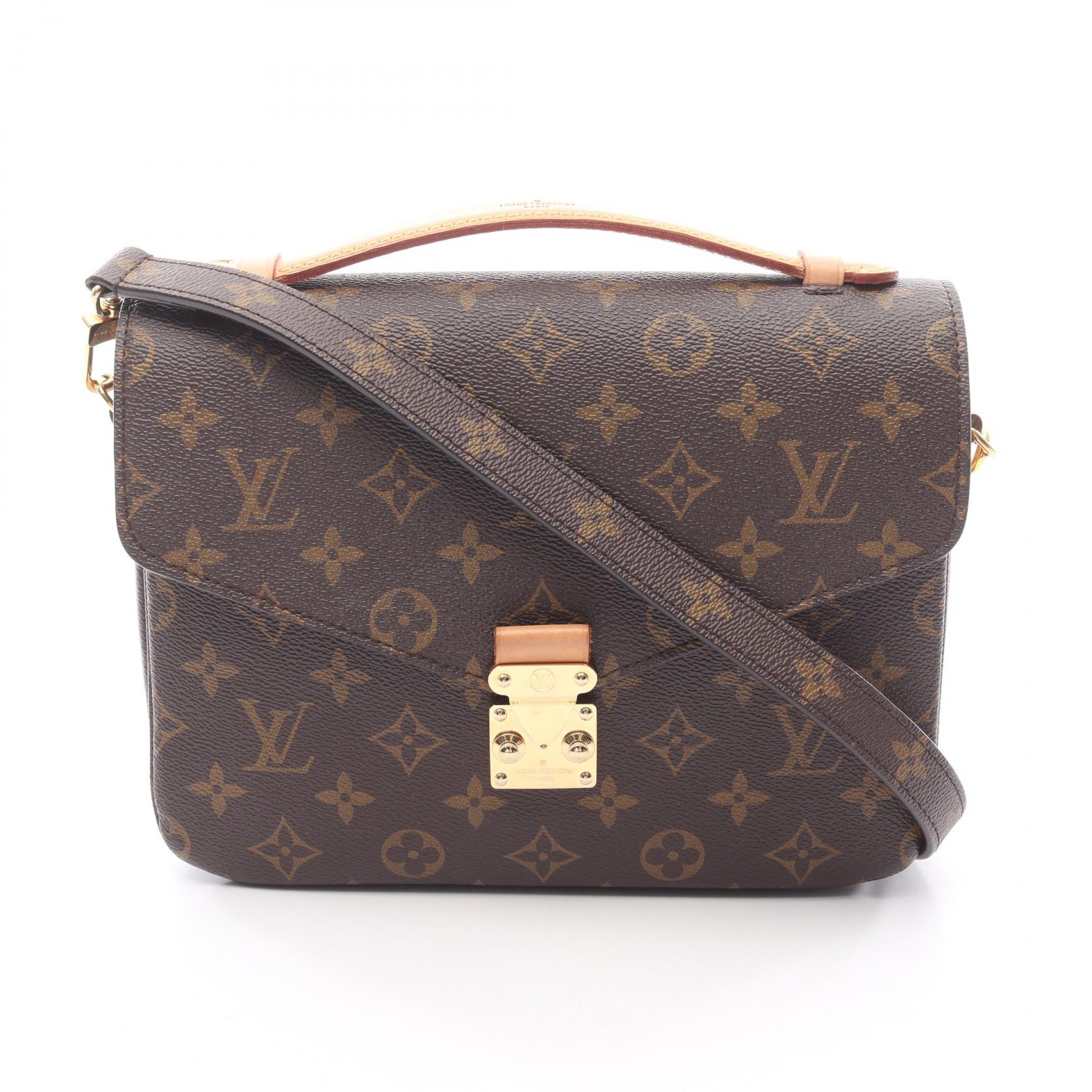 ルイ・ヴィトン LOUIS VUITTON ポシェット メティス MM ハンドバッグ バッグ PVCコーティングキャンバス レザー モノグラム ブラウン系 M44875 【中古】 203,500円