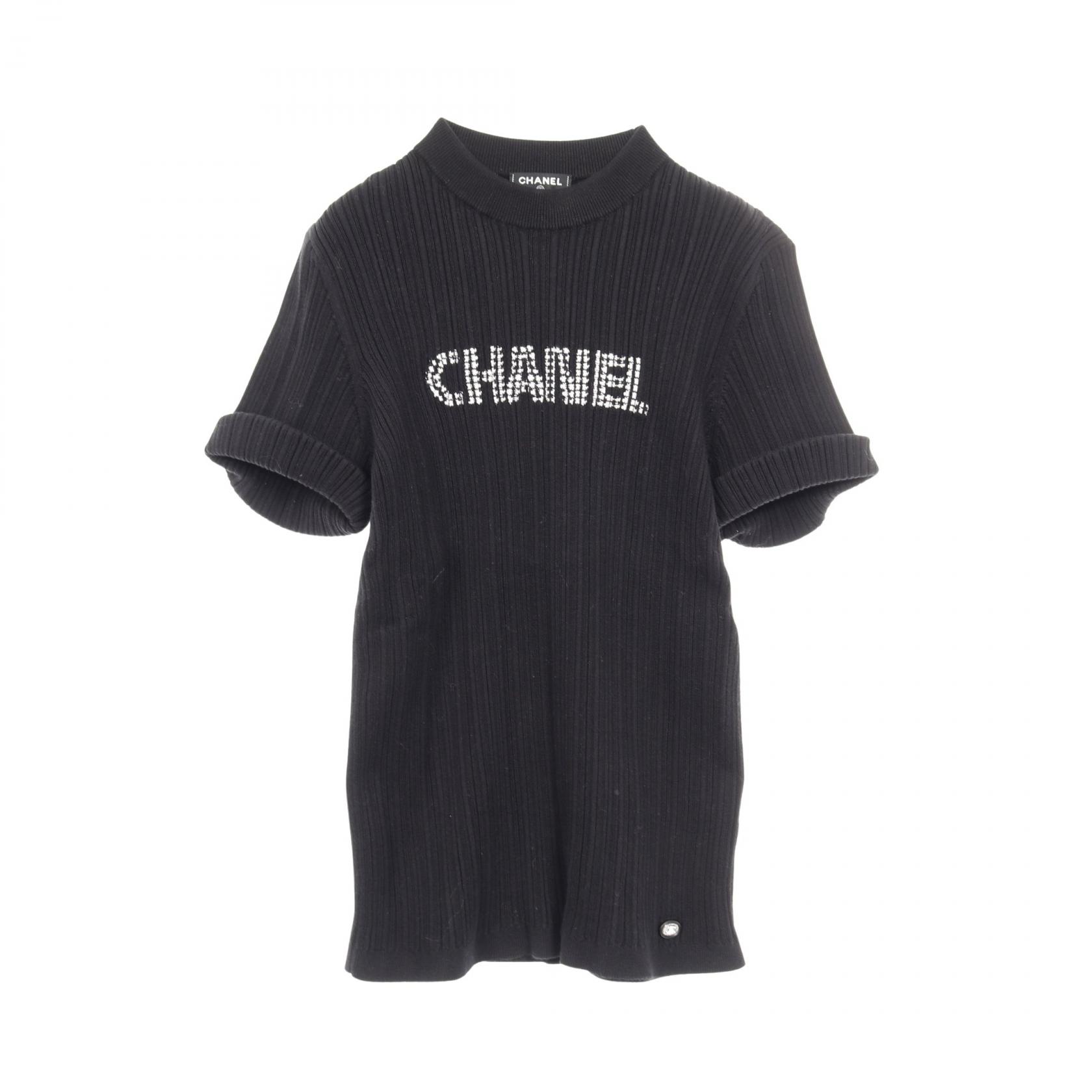 CHANEL 半袖トップス 楽天市場】CHANEL シャネル カットソー 半袖 トップス ローズ バラ