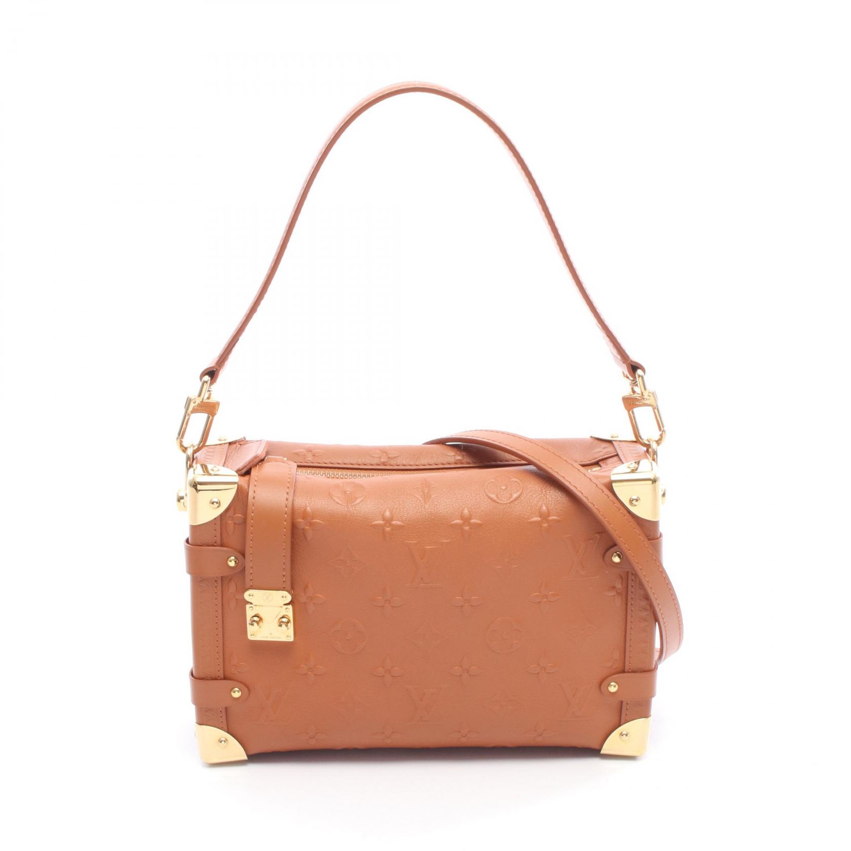 【15%OFFクーポン対象 4/4 20時-4/10 23:59】ルイ・ヴィトン LOUIS VUITTON サイドトランク ハンドバッグ バッグ レザー モノグラム ブラウン系 M21741 【中古】