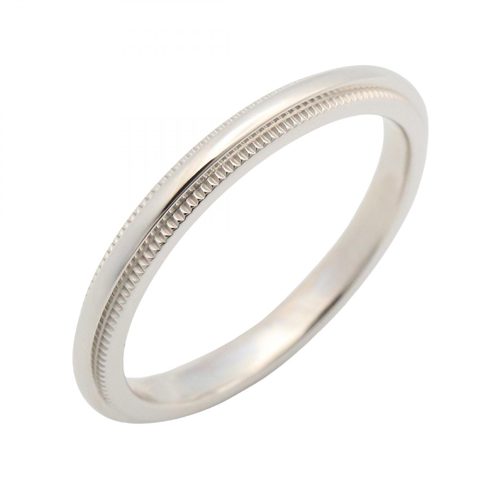 楽天市場】ティファニー TIFFANY & Co. 750 pt950 ミルグレイン リング