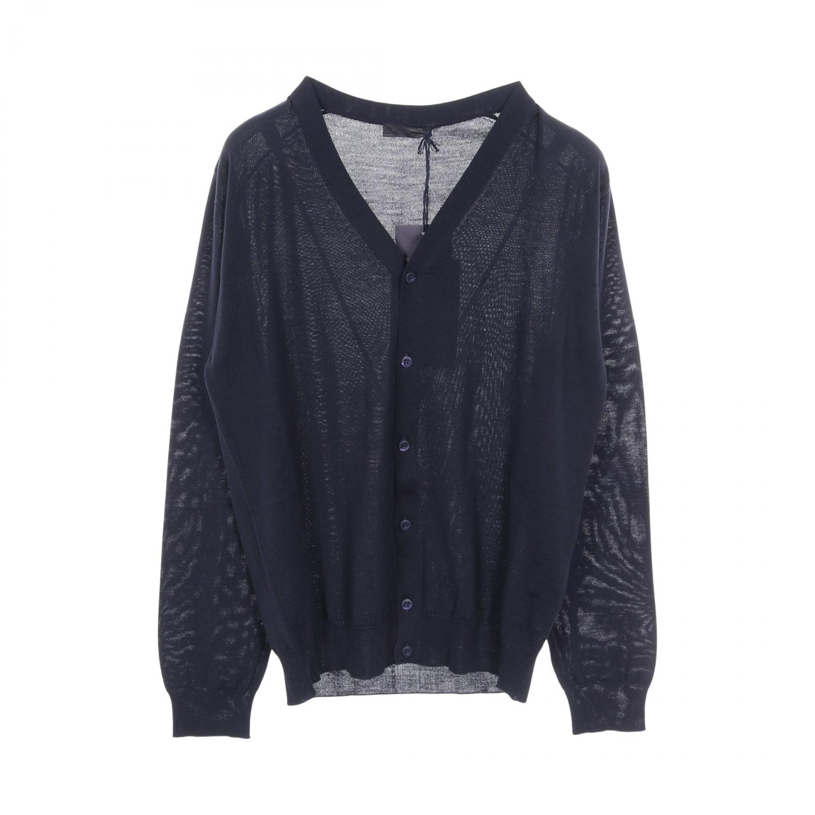 楽天市場】プラダ ニット カーディガン サイズ：38 グレー カシミヤ