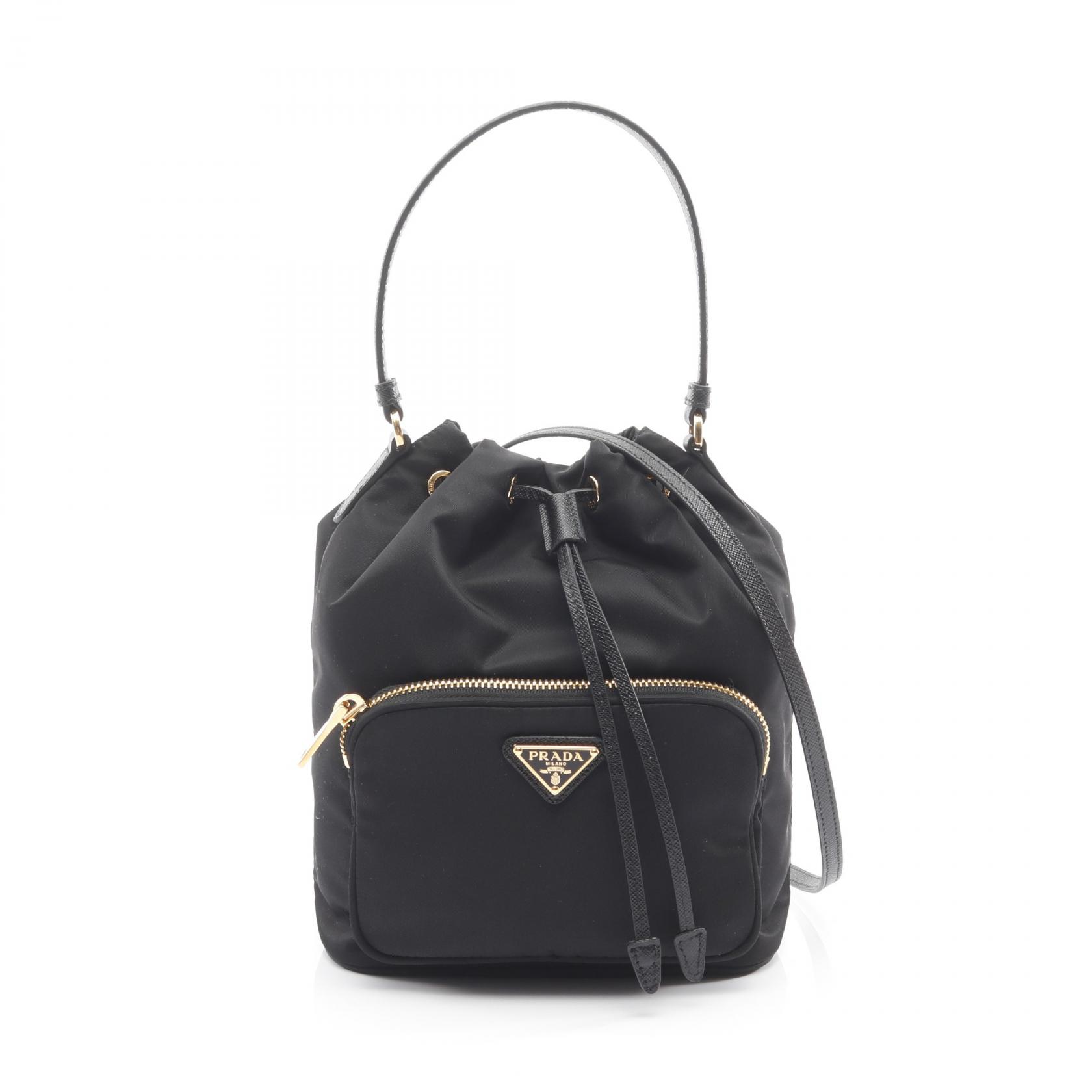 楽天市場】プラダ PRADA デュエット Re-Nylon バケットバッグ VELA 