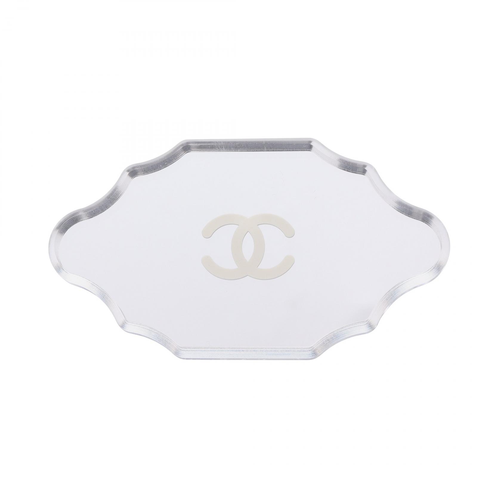 【15%OFFクーポン 7/19 20時~7/26 9:59】シャネル CHANEL ココマーク ミラー ブローチ アクセサリー ステンレススチール プラスチック シルバー系 【中古】|RECLO(リクロ)店