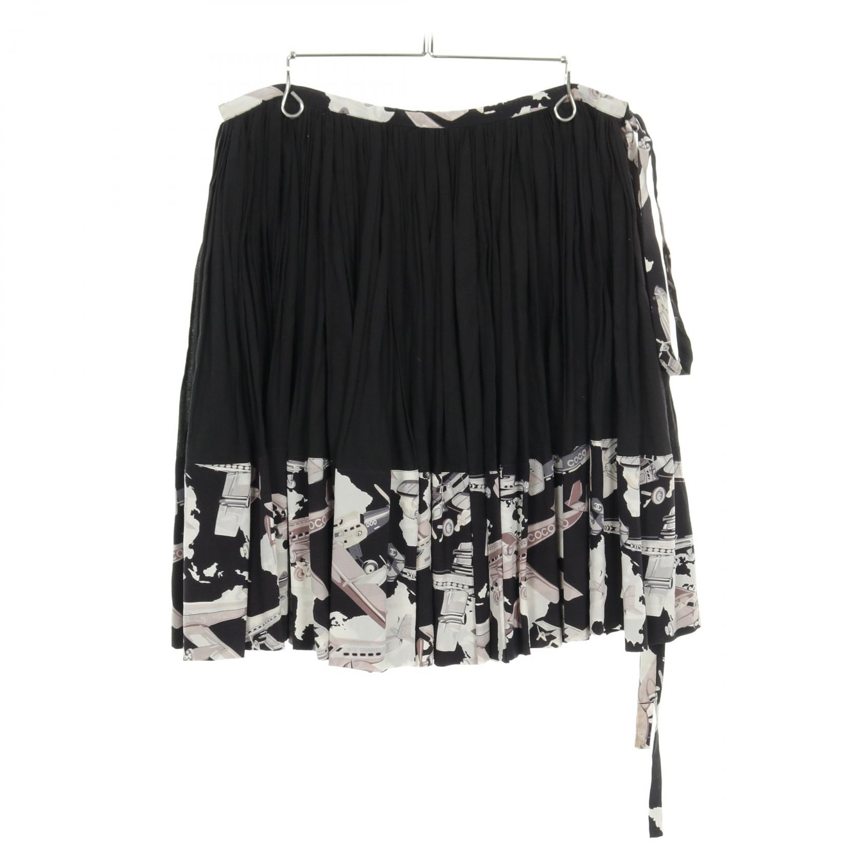 楽天市場】【シャネル】Chanel シルク リボン レイヤード スカート 花