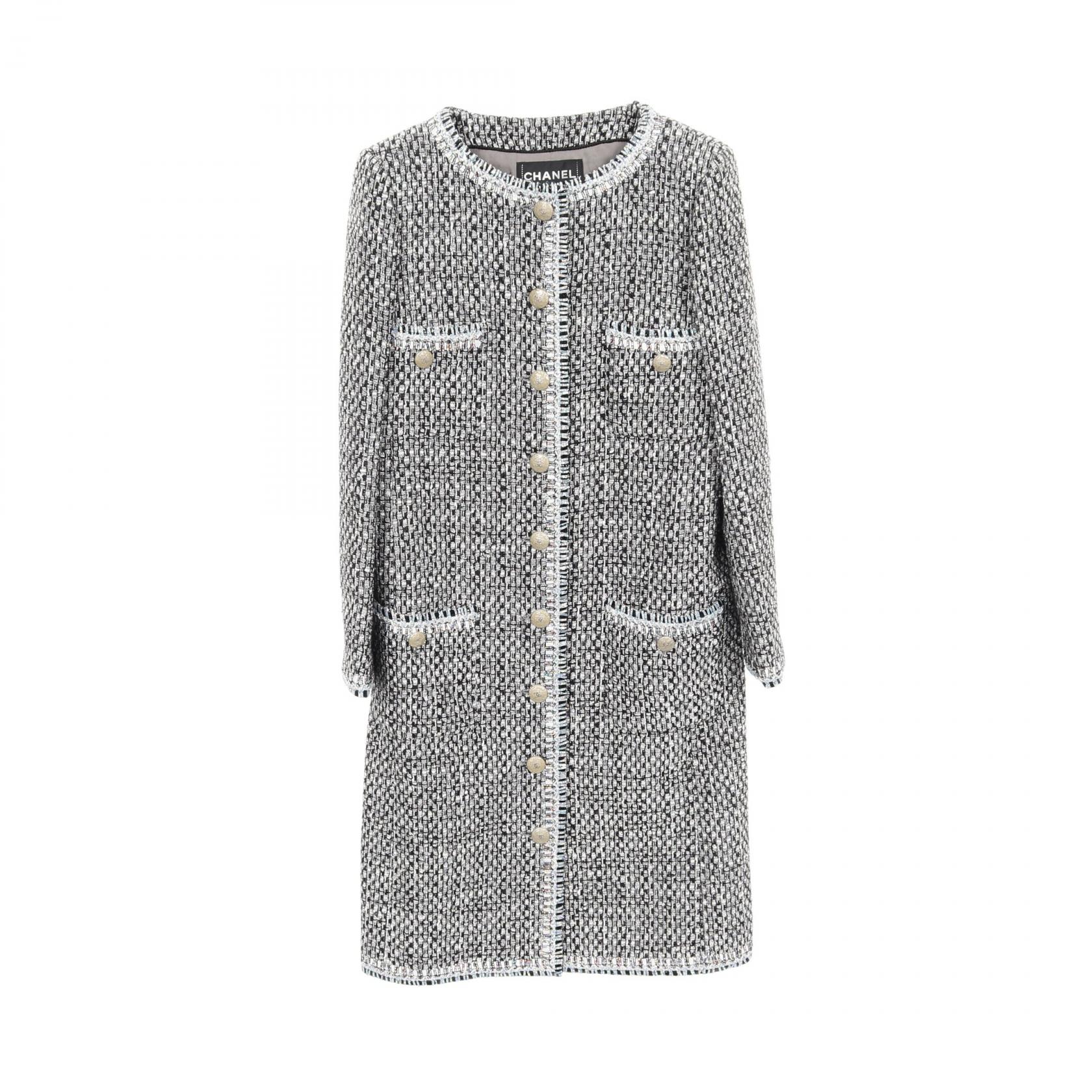 楽天市場】CHANEL シャネル ジャケット ツイード コットン アセテート