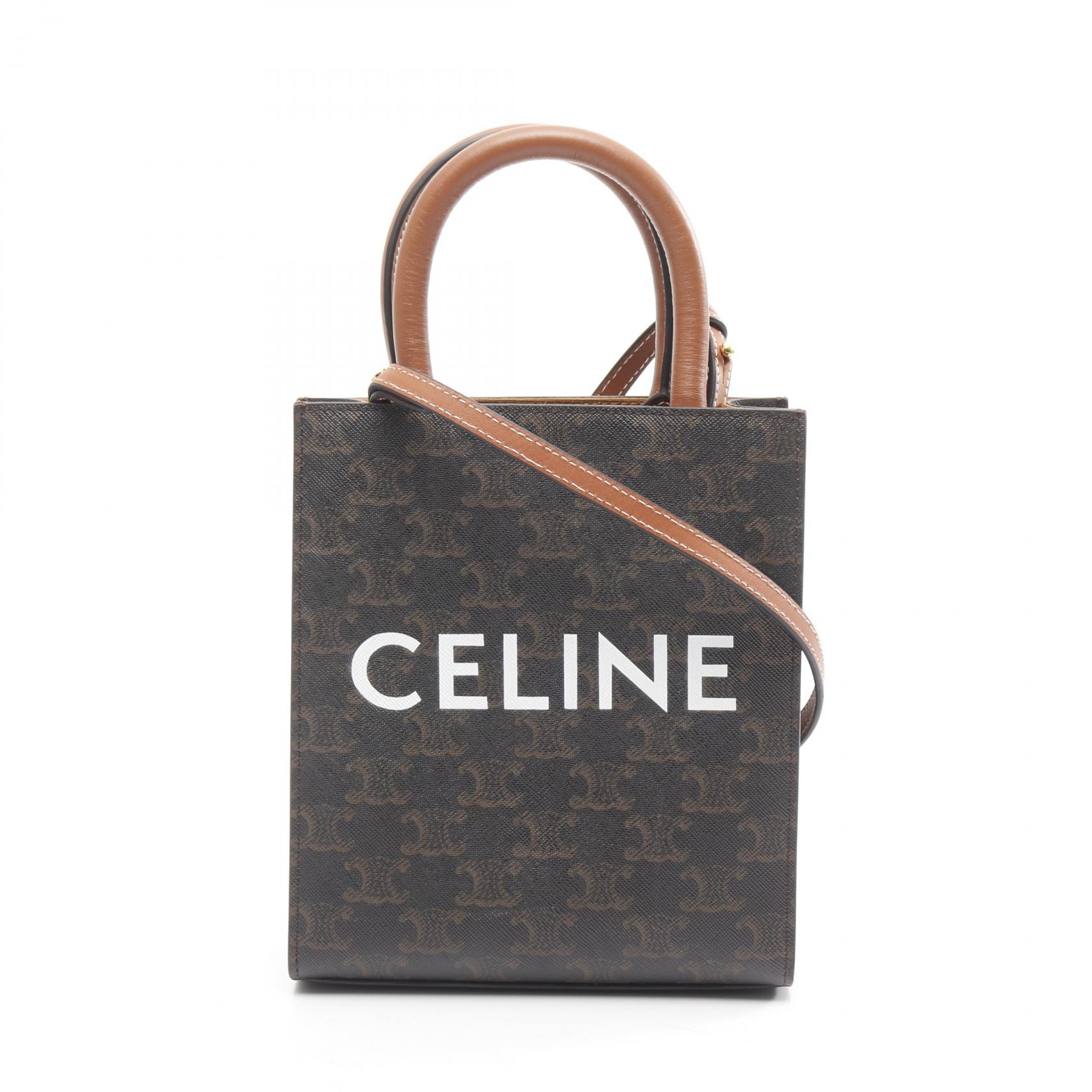 楽天市場】【外超美品】セリーヌ CELINE トリオンフ キャンバス MINI