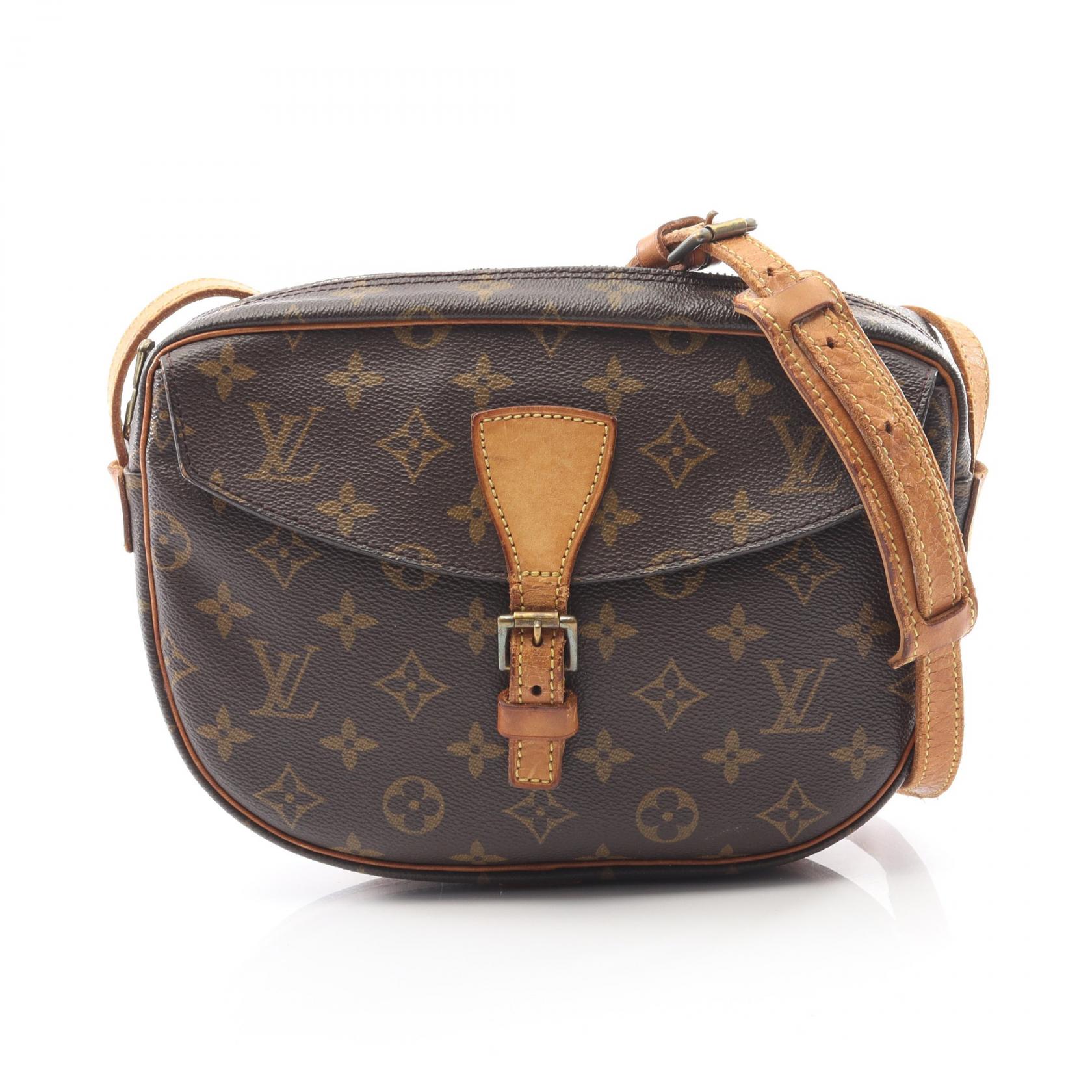 ルイ・ヴィトン LOUIS VUITTON ジョヌフィーユMM ショルダーバッグ バッグ レザー モノグラム ブラウン系 M51266 【中古】