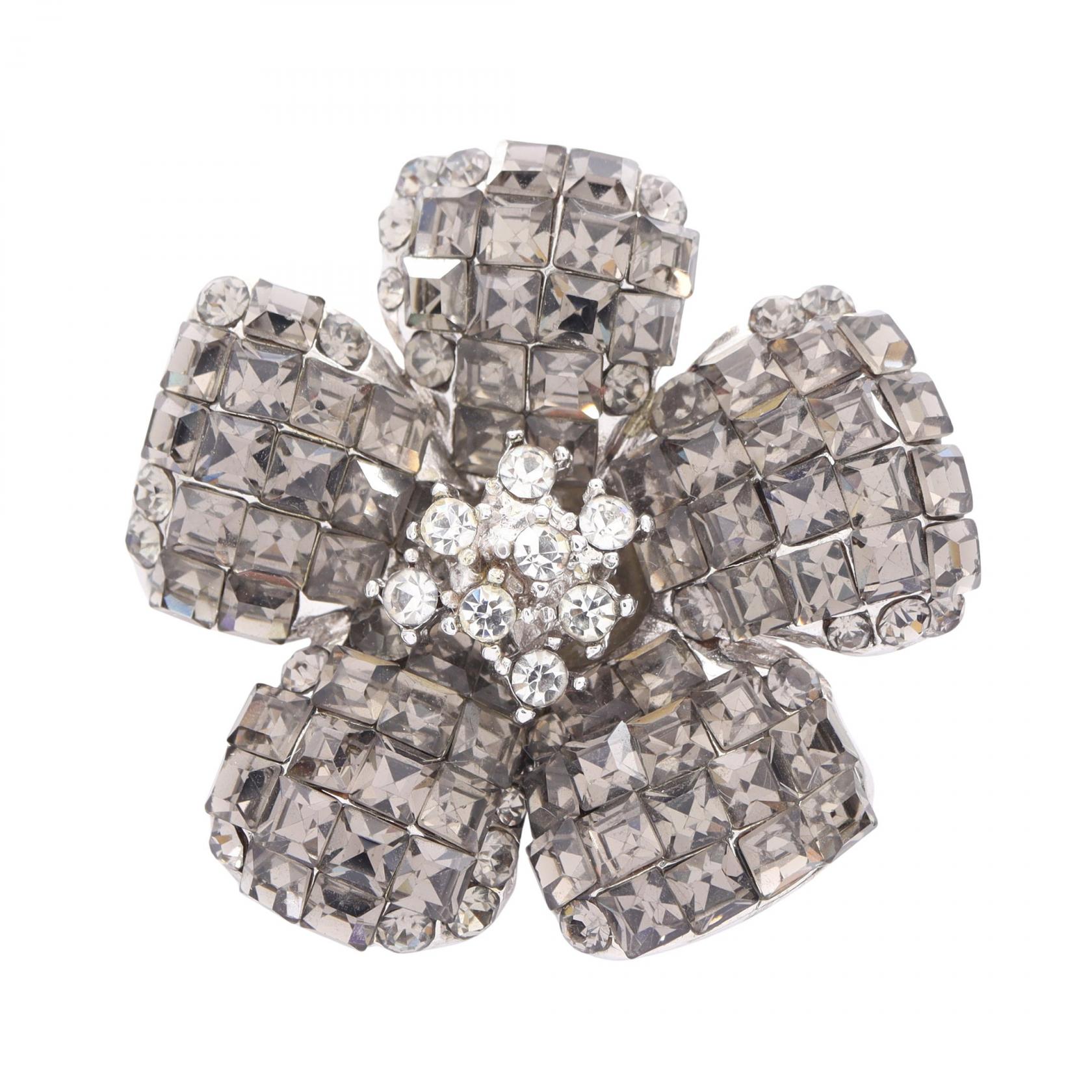 希少美品 FOXEY フォクシー クリスタルブローチ 雪結晶 シルバー 結婚式 希少美品 FOXEY フォクシー クリスタルブローチ 雪結晶 シルバー 結婚式