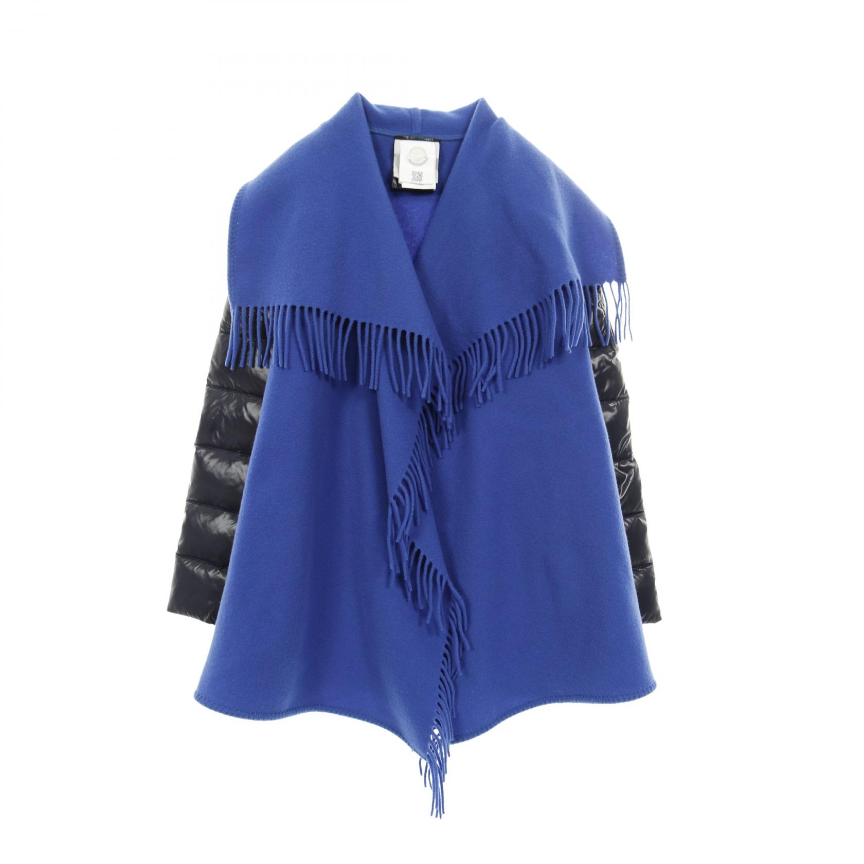 モンクレール MONCLER MANTELLA マンテラ ダウンジャケット 衣料品 アウター ウール ナイロン ブルー系 / ブラック系 【中古】