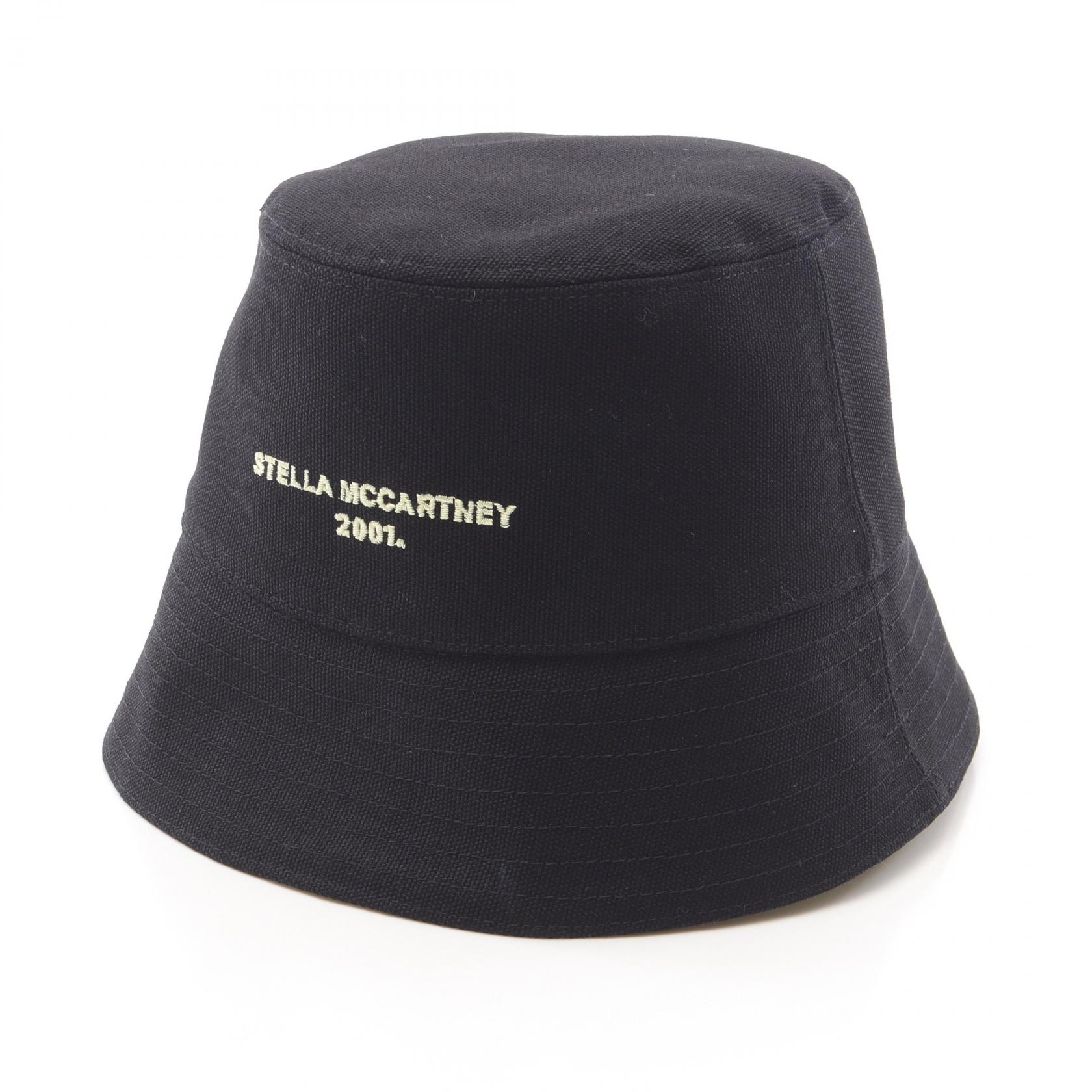 ステラマッカートニー Stella McCartney ハット 帽子 コットン ブラック系 / イエロー系 900453 【中古】