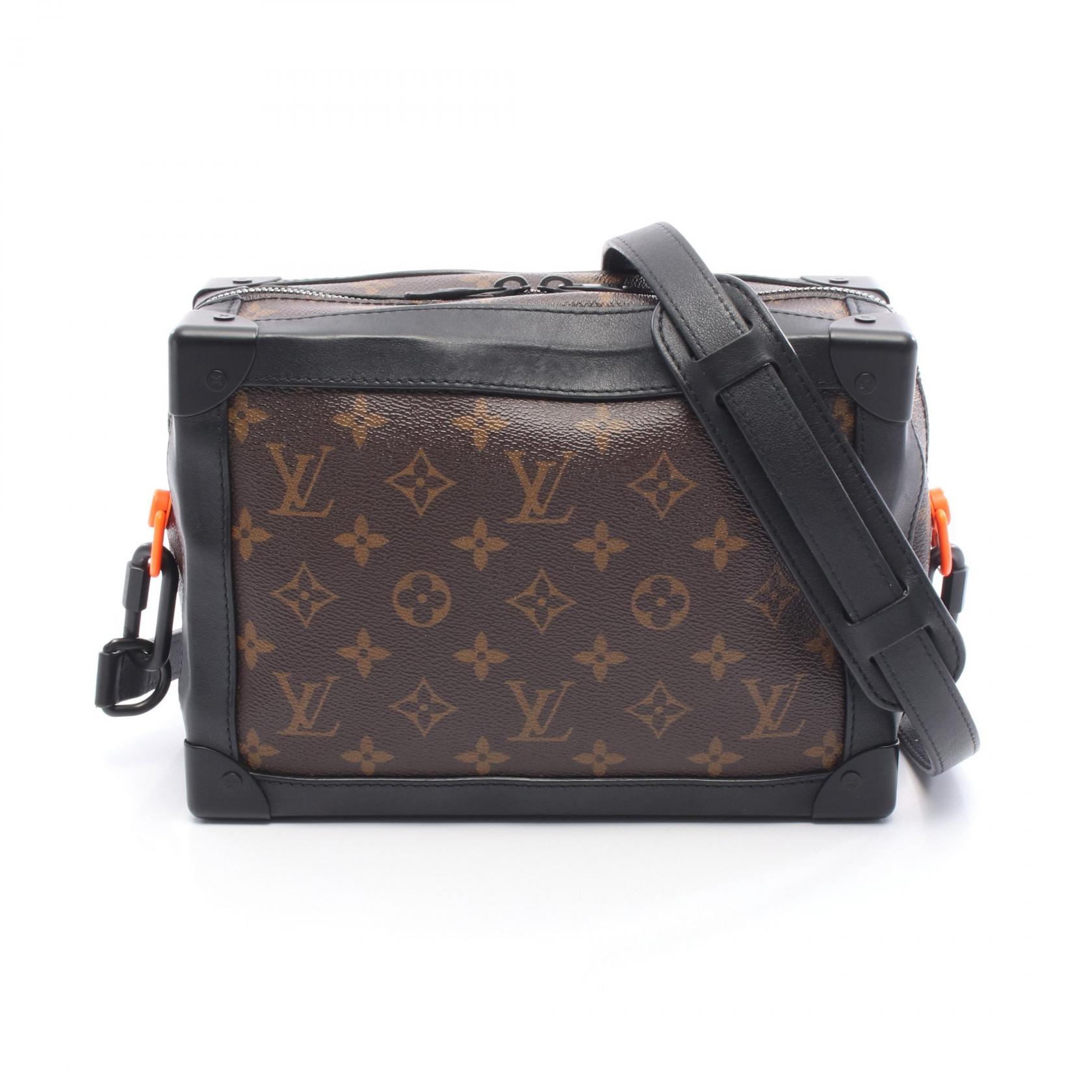 【15%OFFクーポン対象 4/4 20時-4/10 23:59】ルイ・ヴィトン LOUIS VUITTON ソフトトランク モノグラムソーラーレイ ショルダーバッグ バッグ PVCコーティングキャンバス レザー ブラウン系 M44478 【中古】