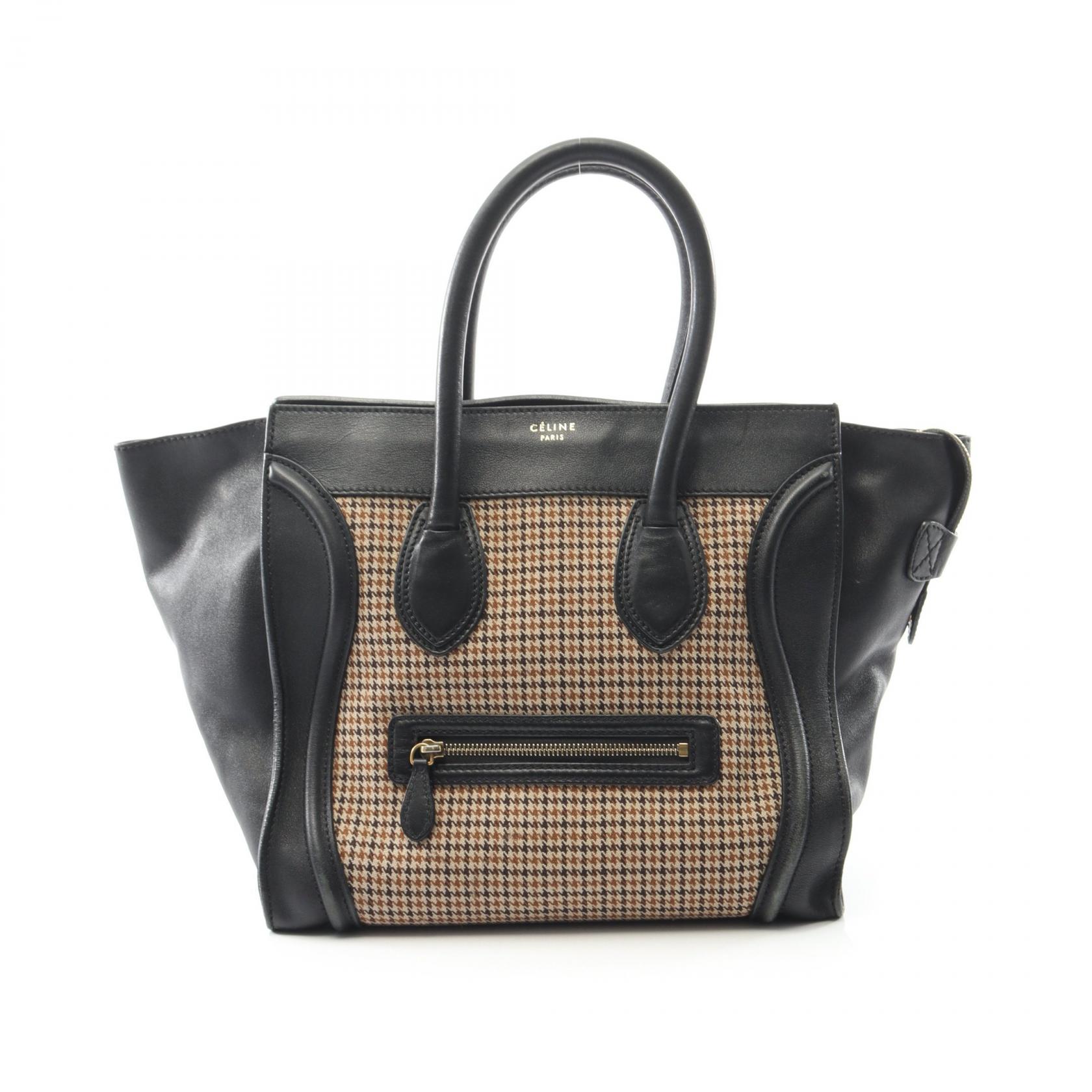 楽天市場】CELINE セリーヌ ラゲージ ミニショッパー トートバッグ