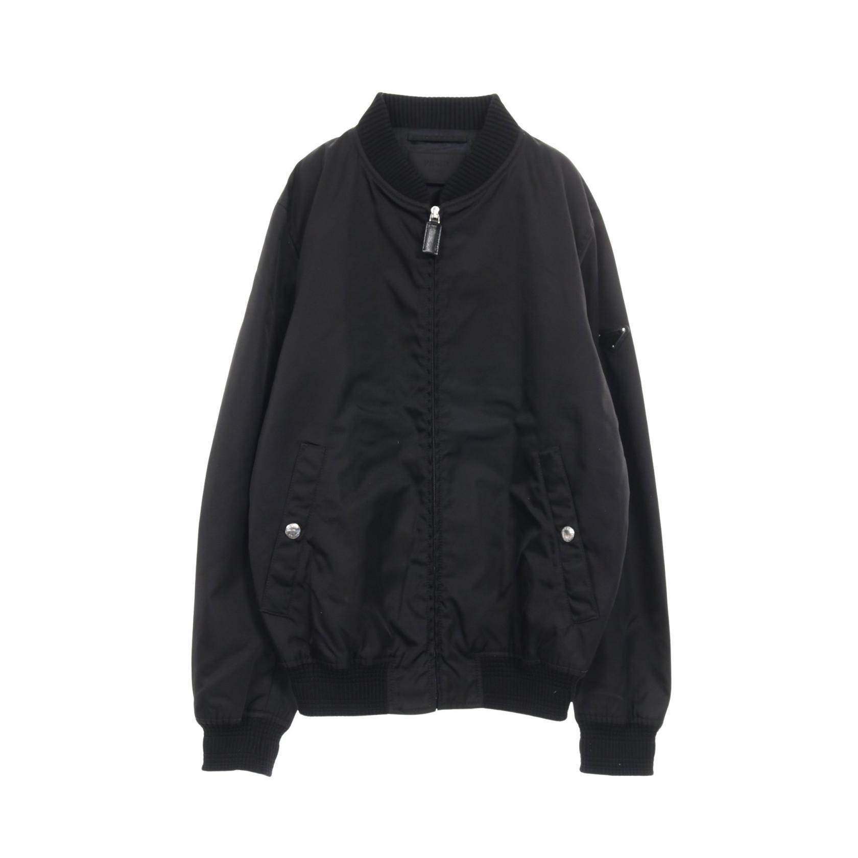 楽天市場】PRADA プラダ 22AW Re-Nylon PLATE LOGO BOMBER JACKET 三角