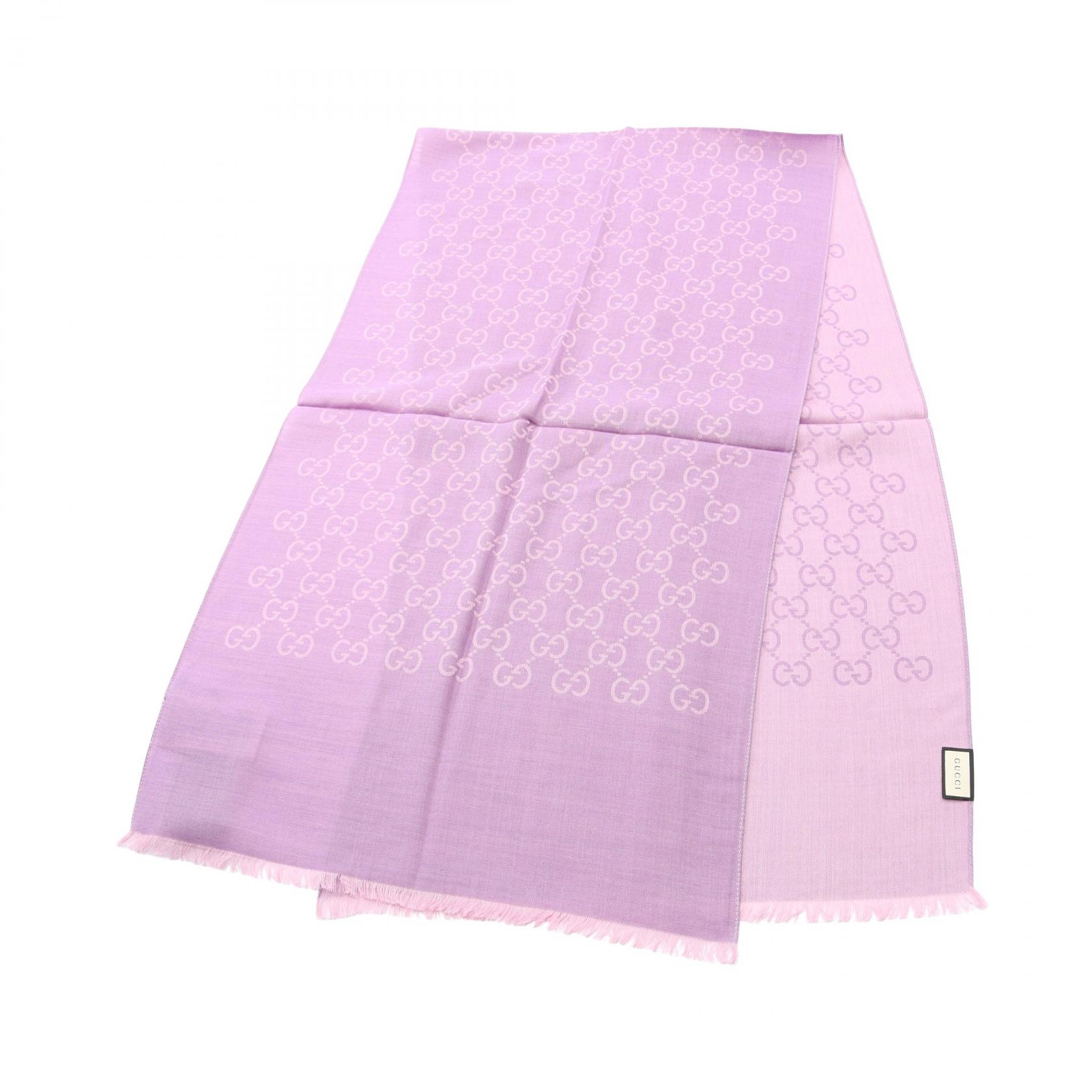 【人気】GUCCI☆GG　スプリーム　総柄　レオパード　大判　ストール　パープル 楽天市場】送料無料 GUCCI グッチ ストール レオパード GG柄 3253383