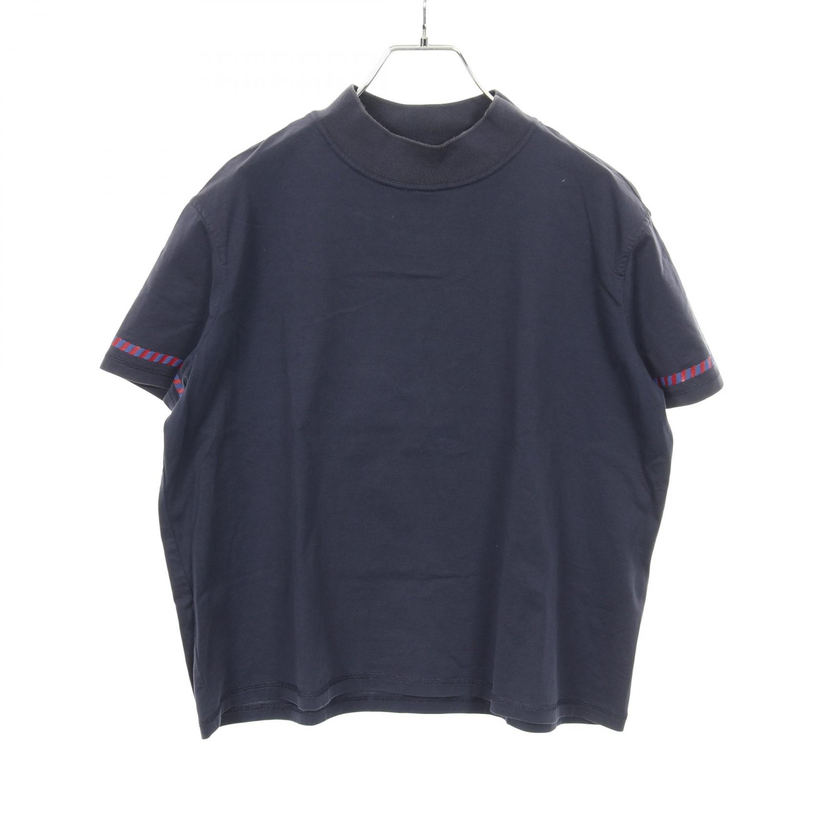 エルメス HERMES カノエ カットソー 衣料品 トップス コットン ネイビー系 / レッド系 3E4621DL 【中古】