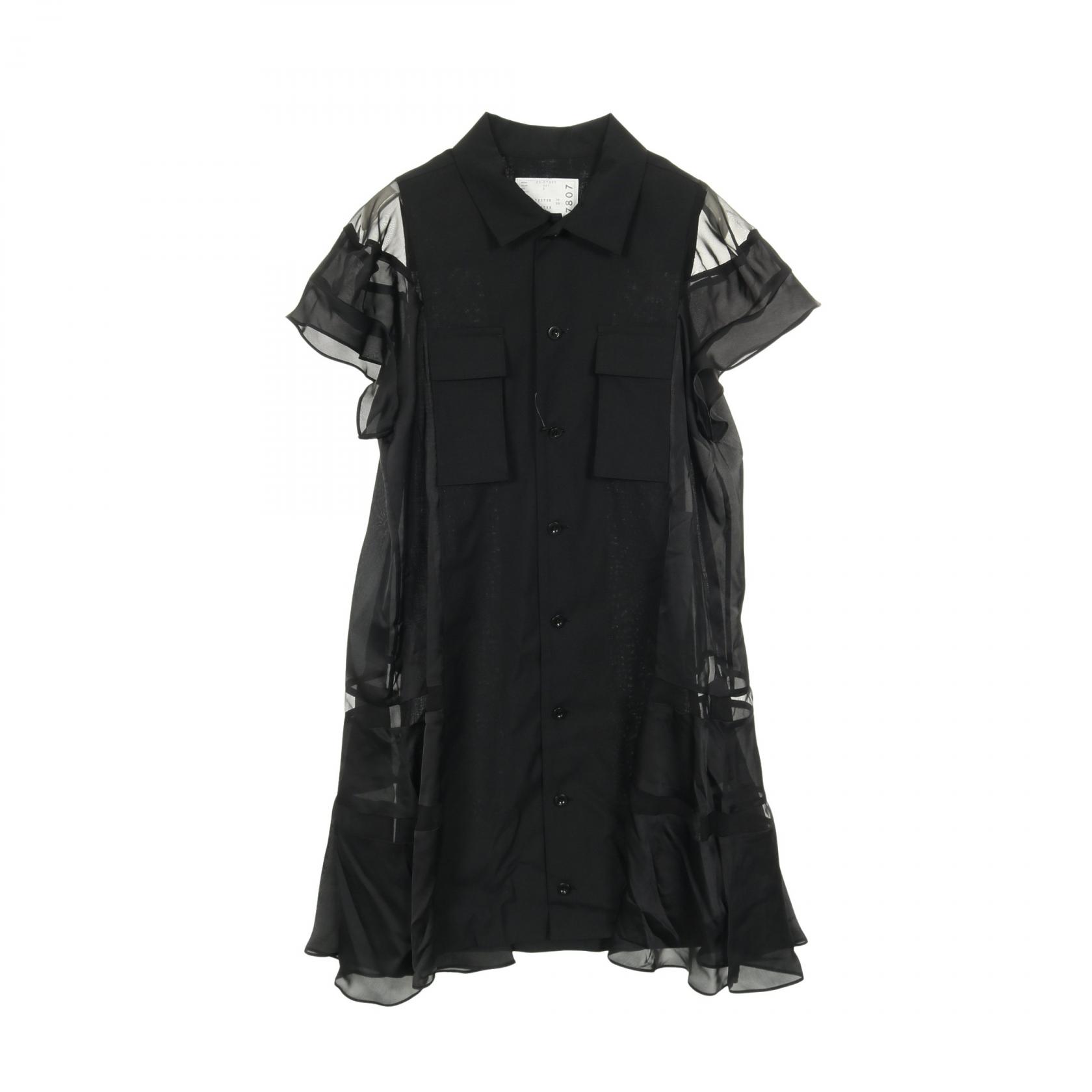 楽天市場】【サカイ】sacai ウール レース グレンチェック ドッキング