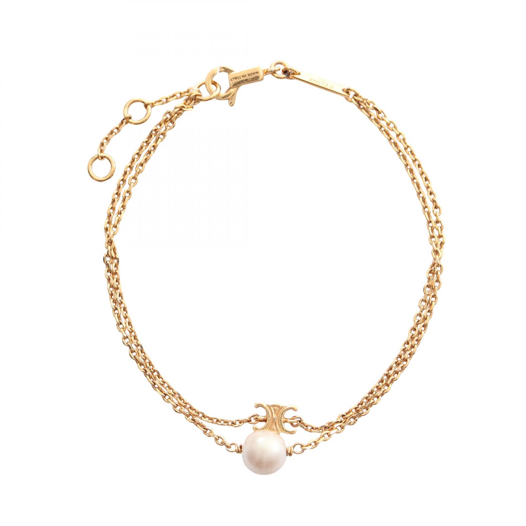 楽天市場】セリーヌ CELINE ブレスレット チョーカー ブラックx