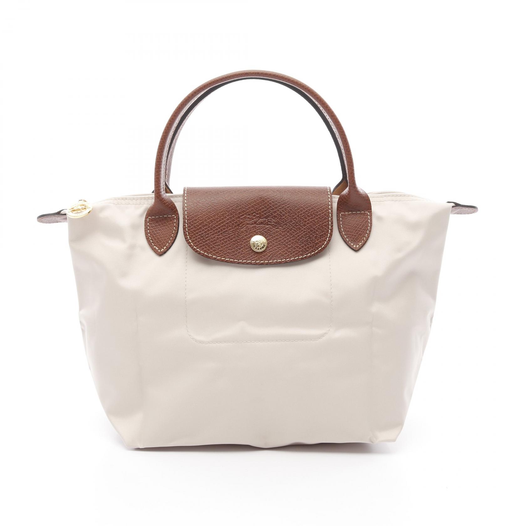 ロンシャン Longchamp ル プリアージュ S トートバッグ バッグ キャンバス レザー ベージュ系 / ブラウン系 L1621089P71 【新品】