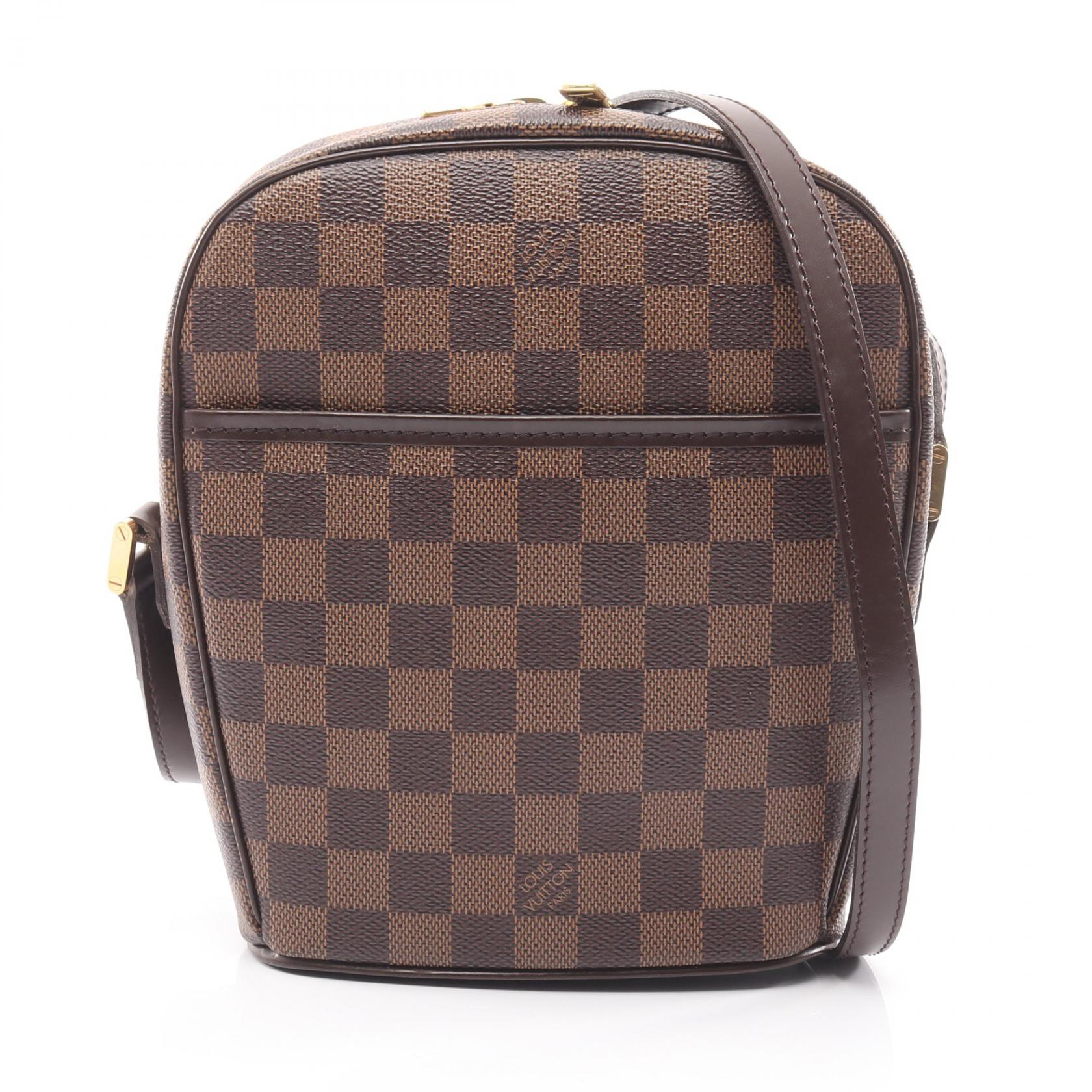 楽天市場】ルイヴィトン N51296 ポシェット イパネマ ダミエ エベヌ